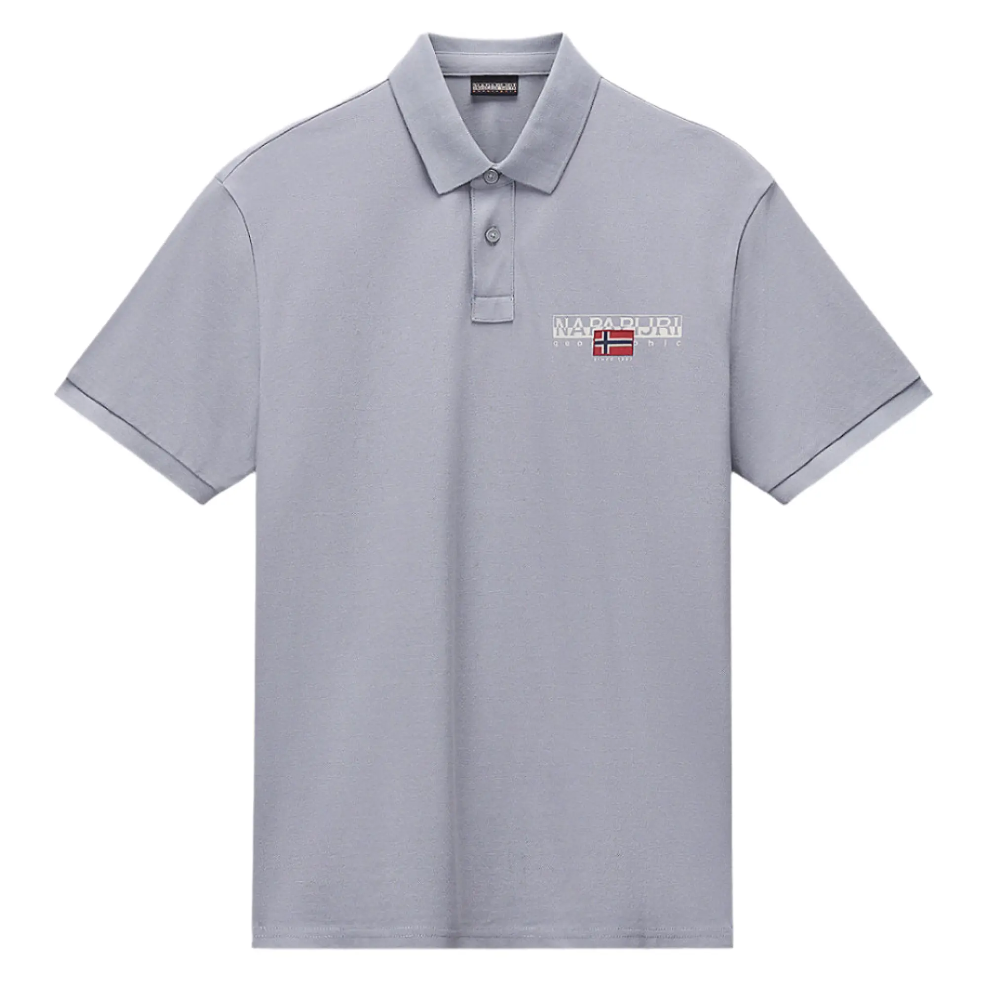 Product image 1 of 5 of Napapijri Men's Aylmer Short Sleeve Polo Shirt - Ultimate Grey