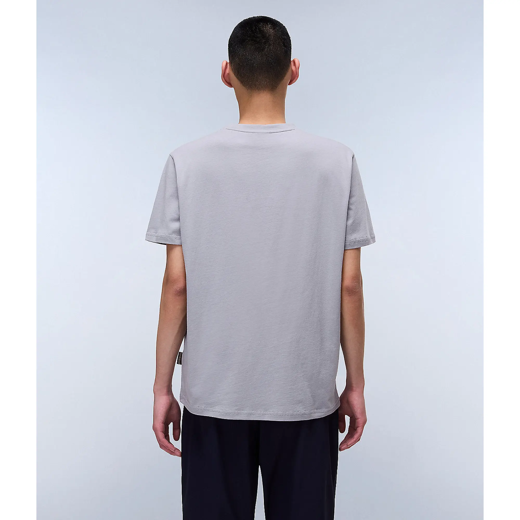 Product image 6 of 7 of Napapijri Men's Aylmer Short Sleeve T-Shirt - Ultimate Grey