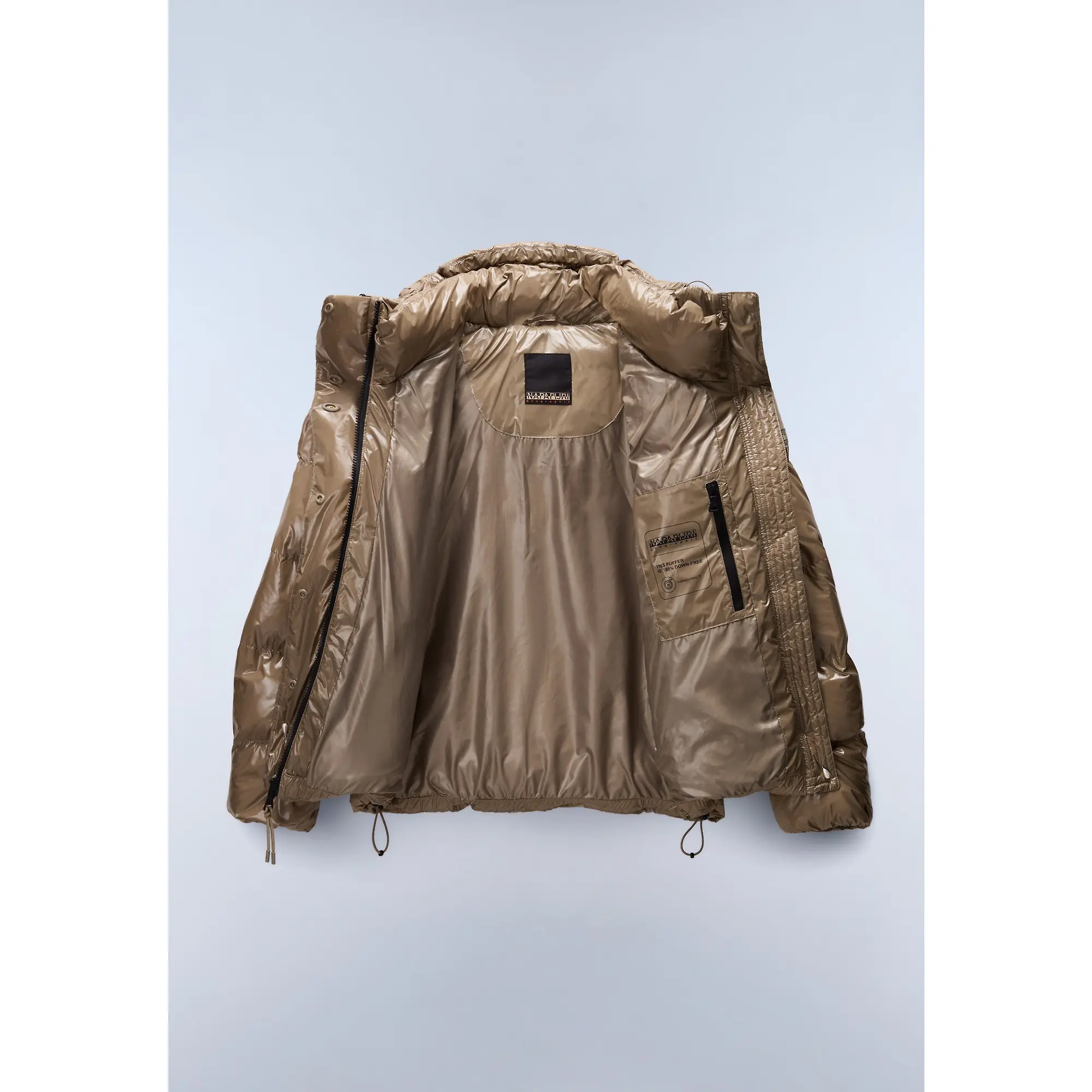 Product image 9 of 10 of Napapijri Women's Glane High Shine Puffer Jacket - Fallen Rock