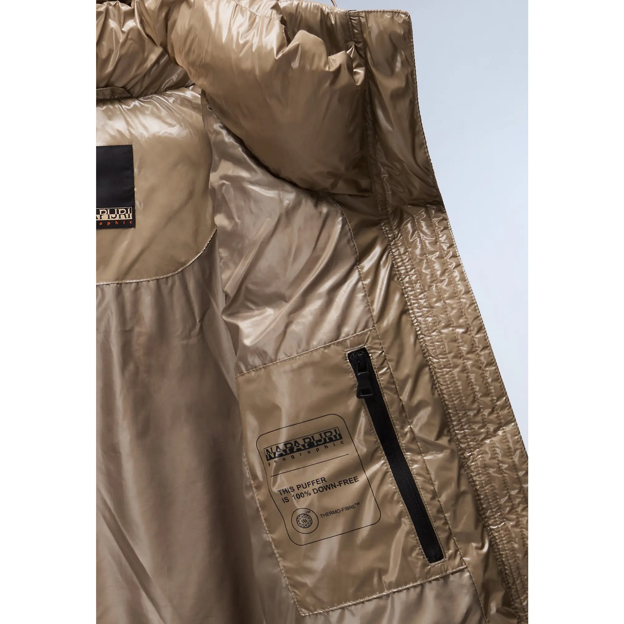 Product image 10 of 10 of Napapijri Women's Glane High Shine Puffer Jacket - Fallen Rock