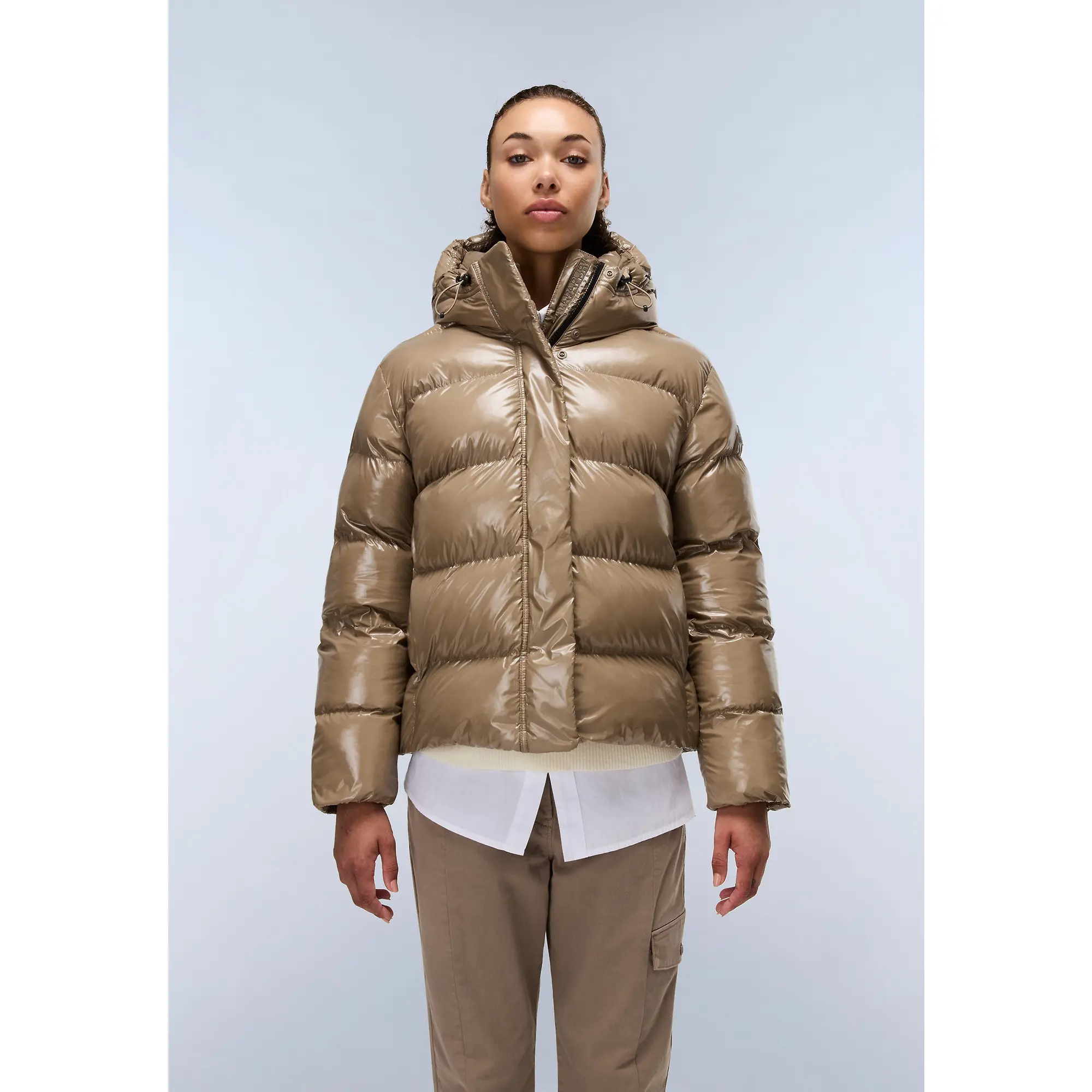 Product image 4 of 10 of Napapijri Women's Glane High Shine Puffer Jacket - Fallen Rock