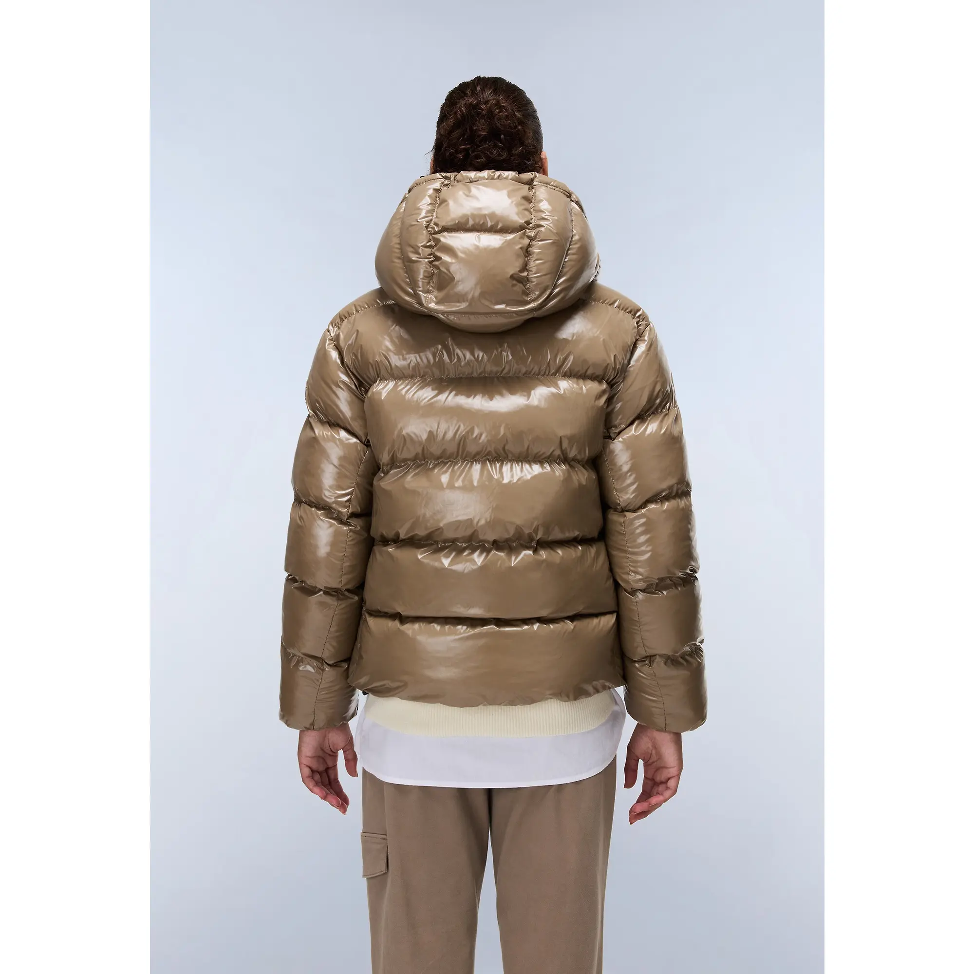 Product image 6 of 10 of Napapijri Women's Glane High Shine Puffer Jacket - Fallen Rock