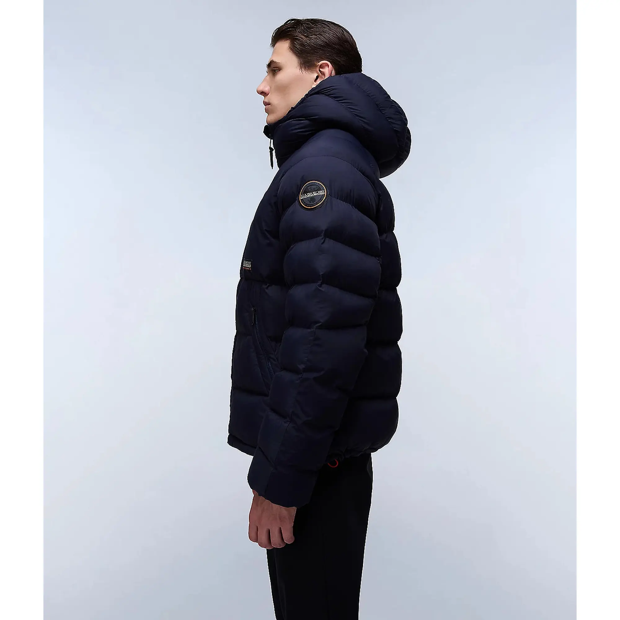 Product image 8 of 12 of Napapijri Men's Moesa Hooded Puffer Jacket - Blue Marine
