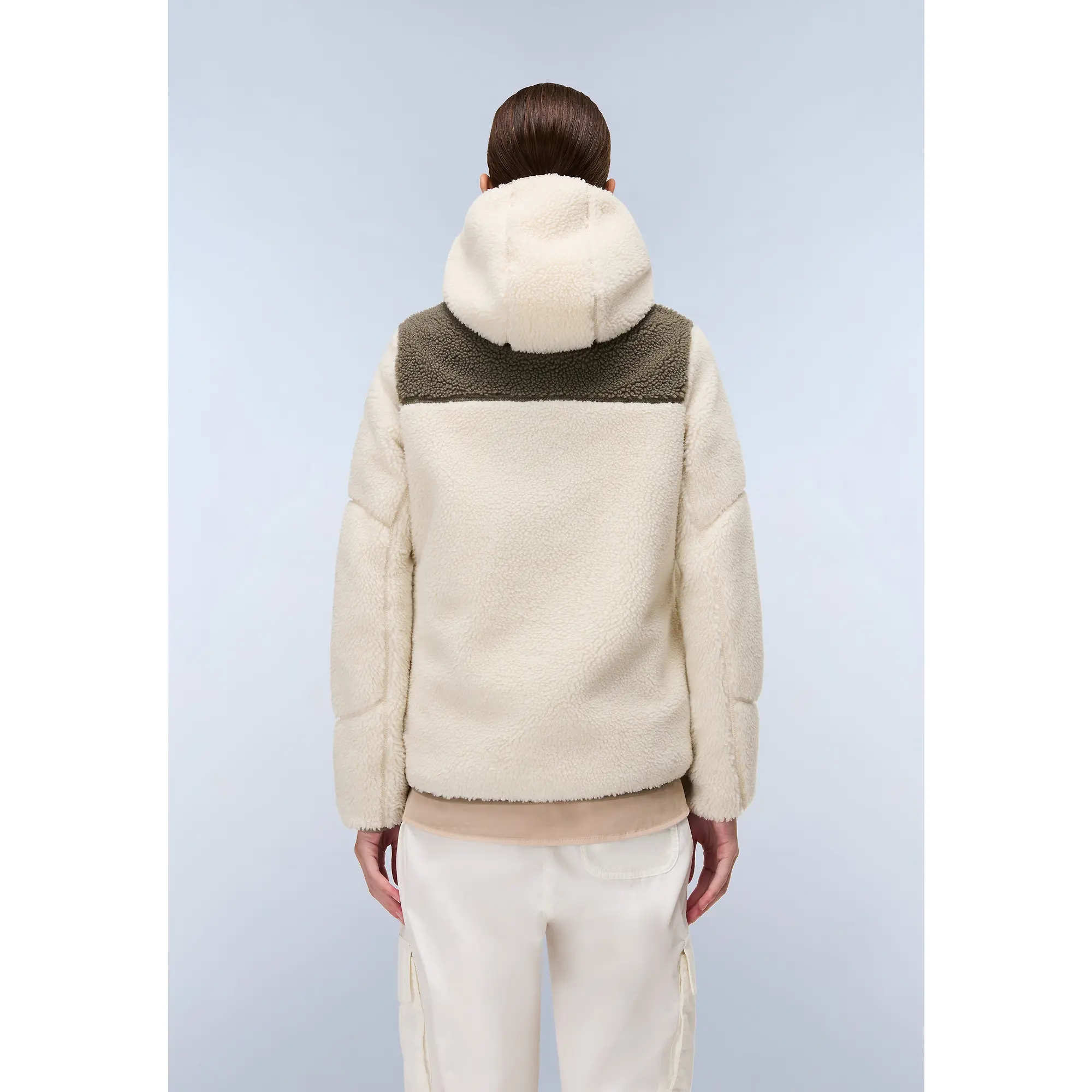 Product image 5 of 5 of Napapijri Women's Yupik Original Hooded Curly Fleece - Beige Dimity
