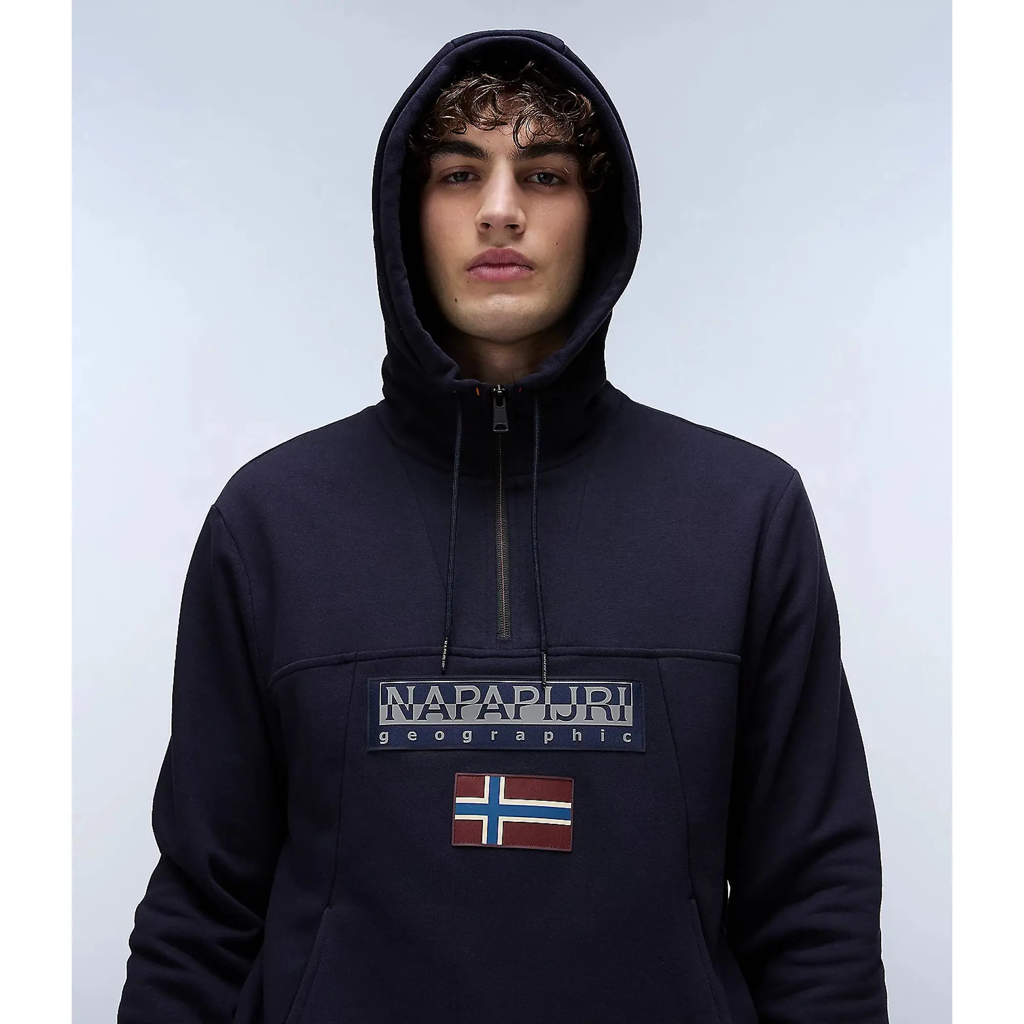 Product image 5 of 7 of Napapijri Men's Burgee Hoodie - Blue Marine