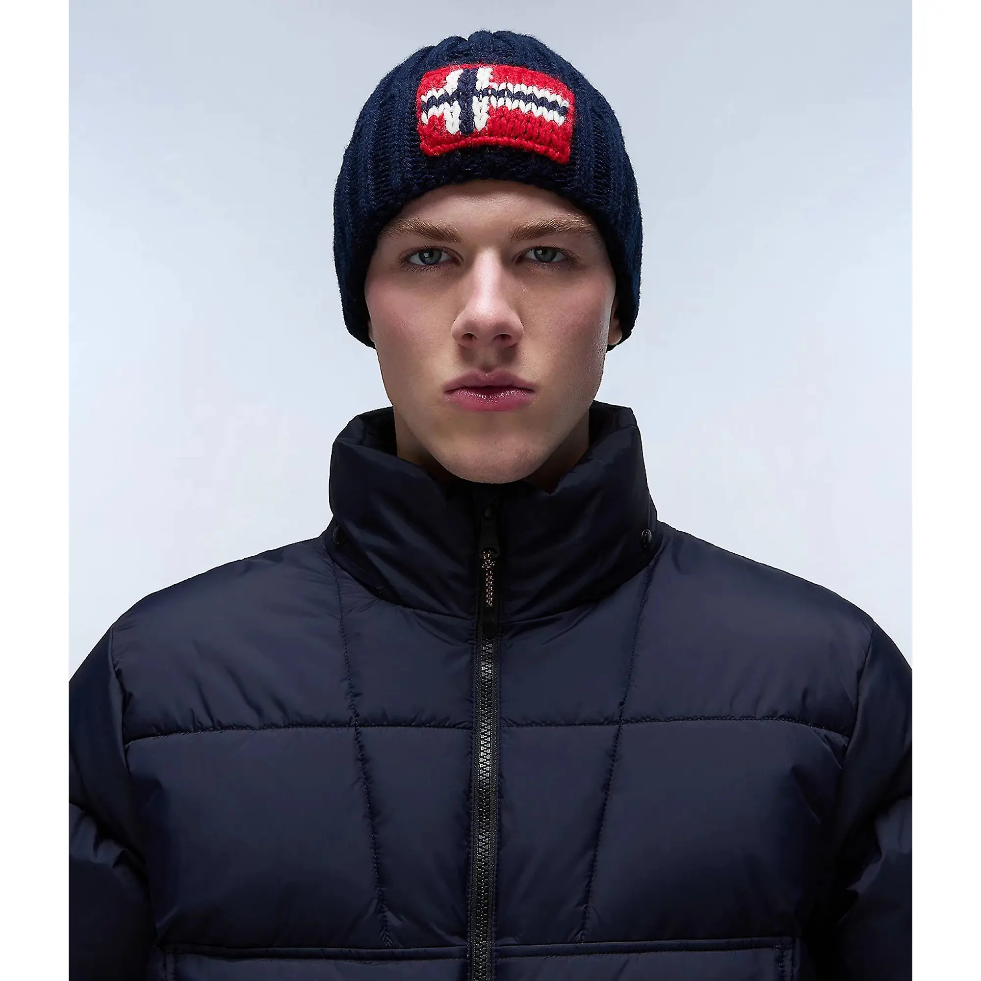 Product image 4 of 4 of Napapijri Semiury Beanie - Blue Marine