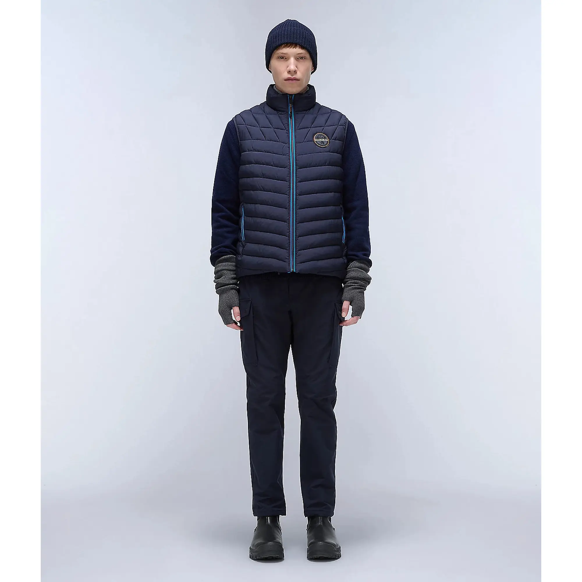Product image 3 of 8 of Napapijri Men's A-Lapaz Vest - Blue Marine