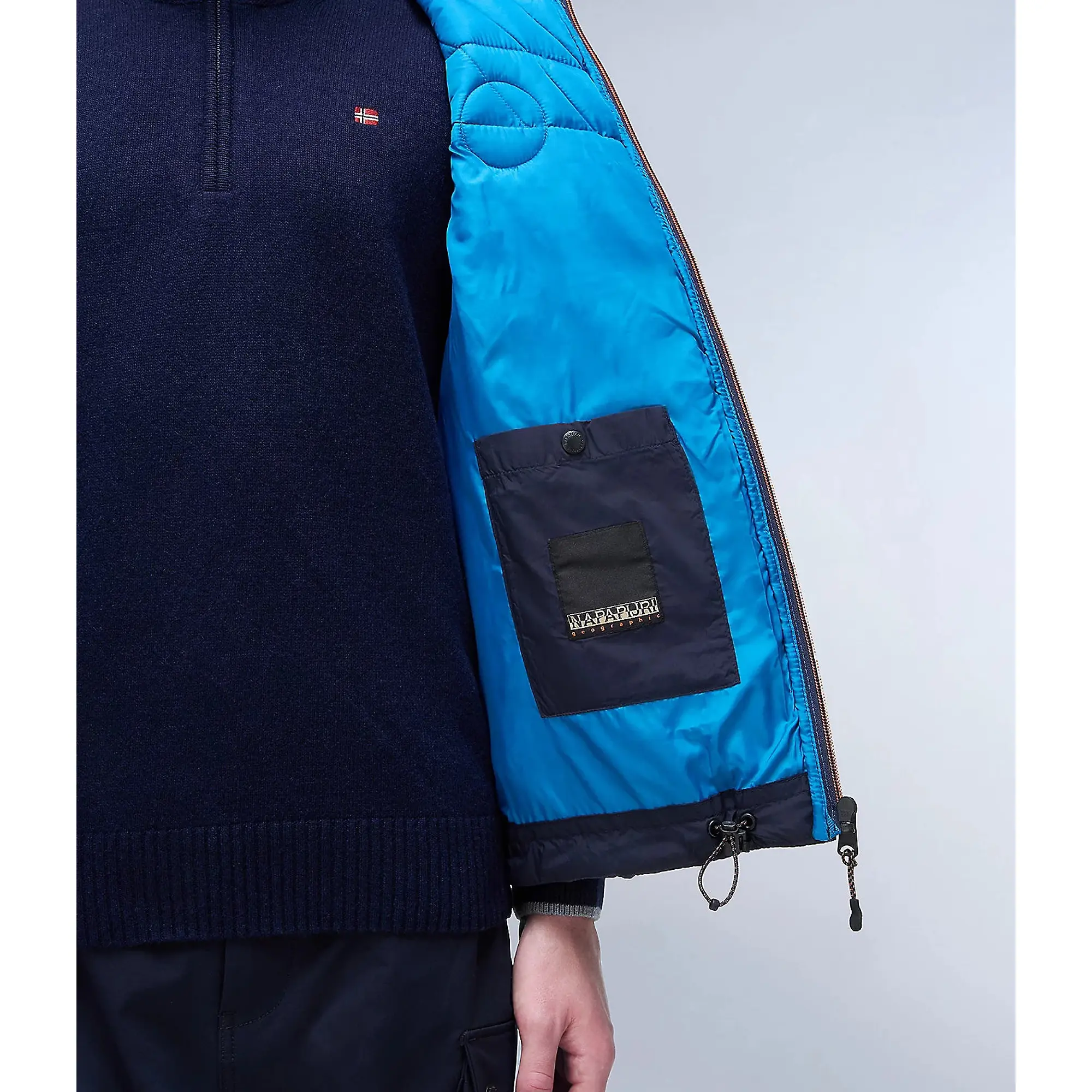 Product image 7 of 8 of Napapijri Men's A-Lapaz Vest - Blue Marine
