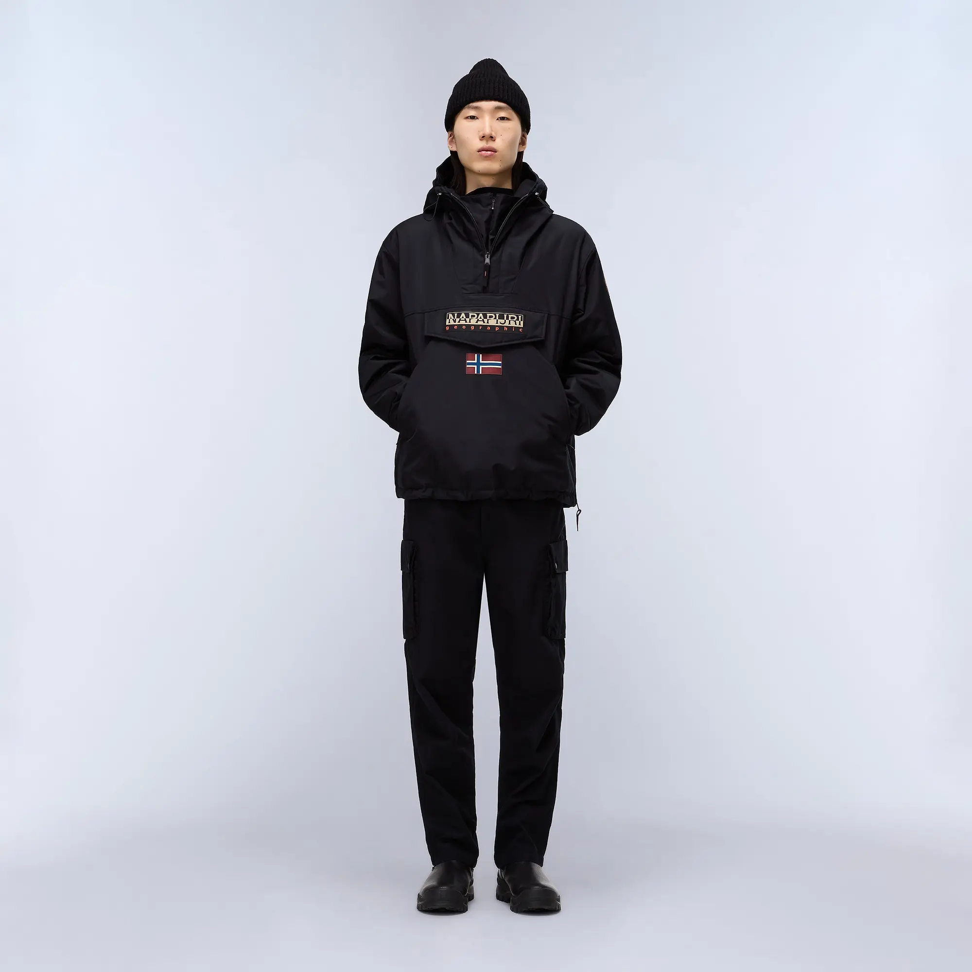 Product image 3 of 11 of Napapijri Men's Rainforest Next Anorak Jacket - Black Beauty