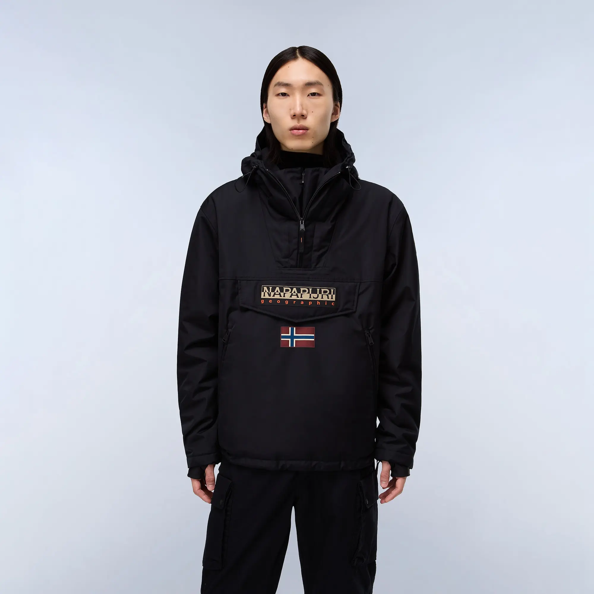 Product image 4 of 11 of Napapijri Men's Rainforest Next Anorak Jacket - Black Beauty