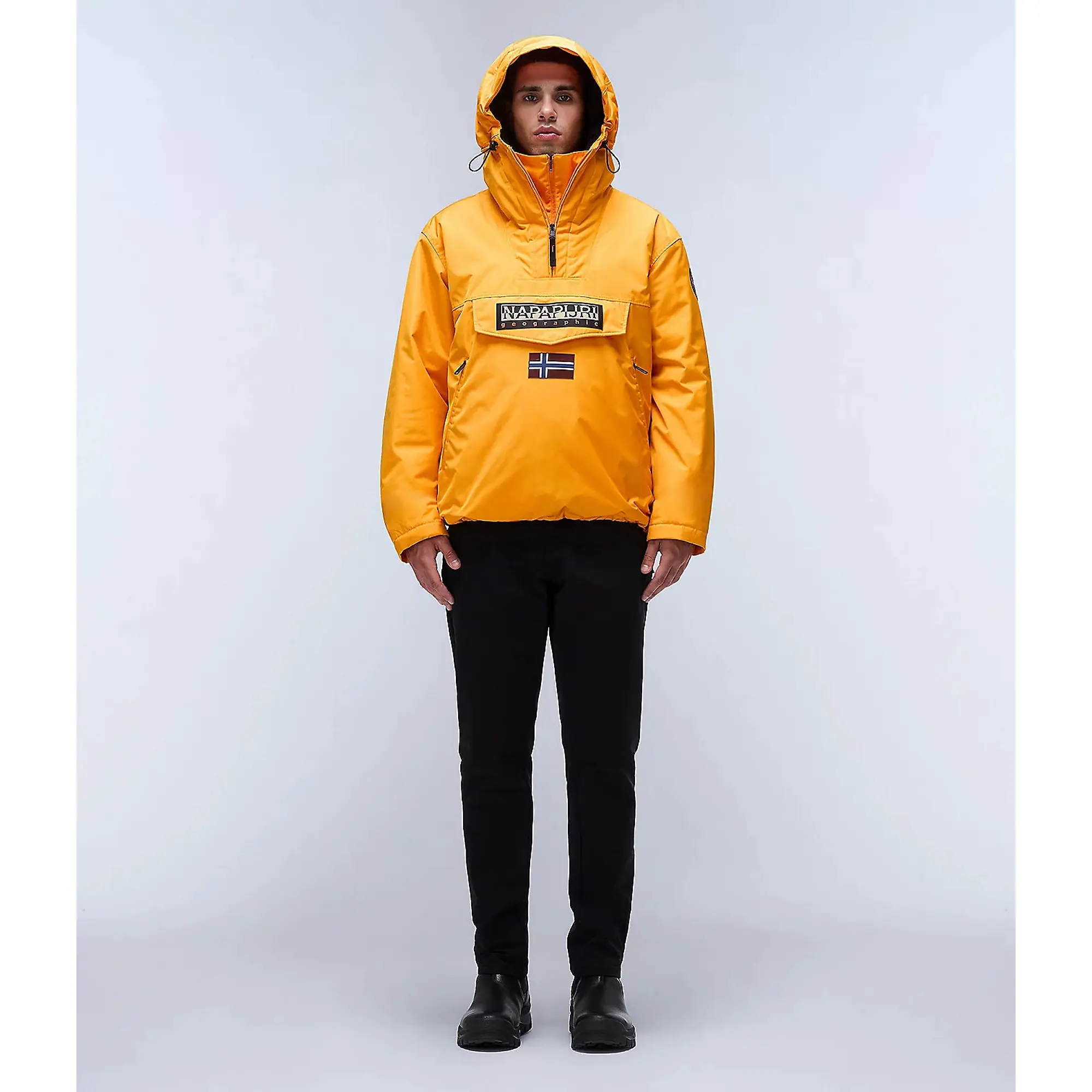 Product image 5 of 11 of Napapijri Men's Rainforest Next Anorak Jacket - Orange Marigold