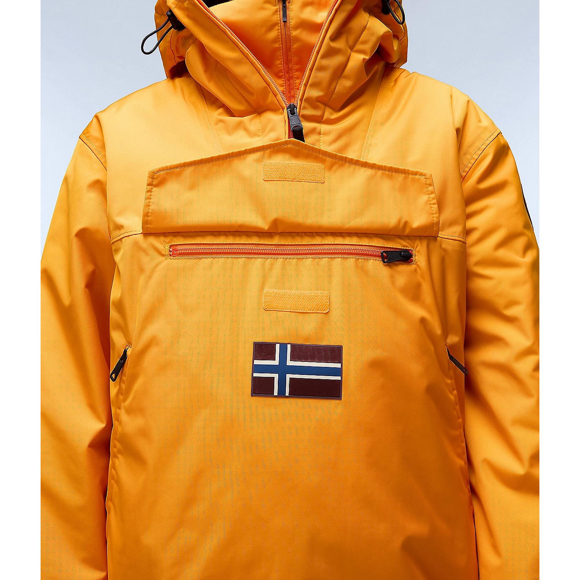 Napapijri Rainforest Next Anorak Jacket - Orange Marigold
