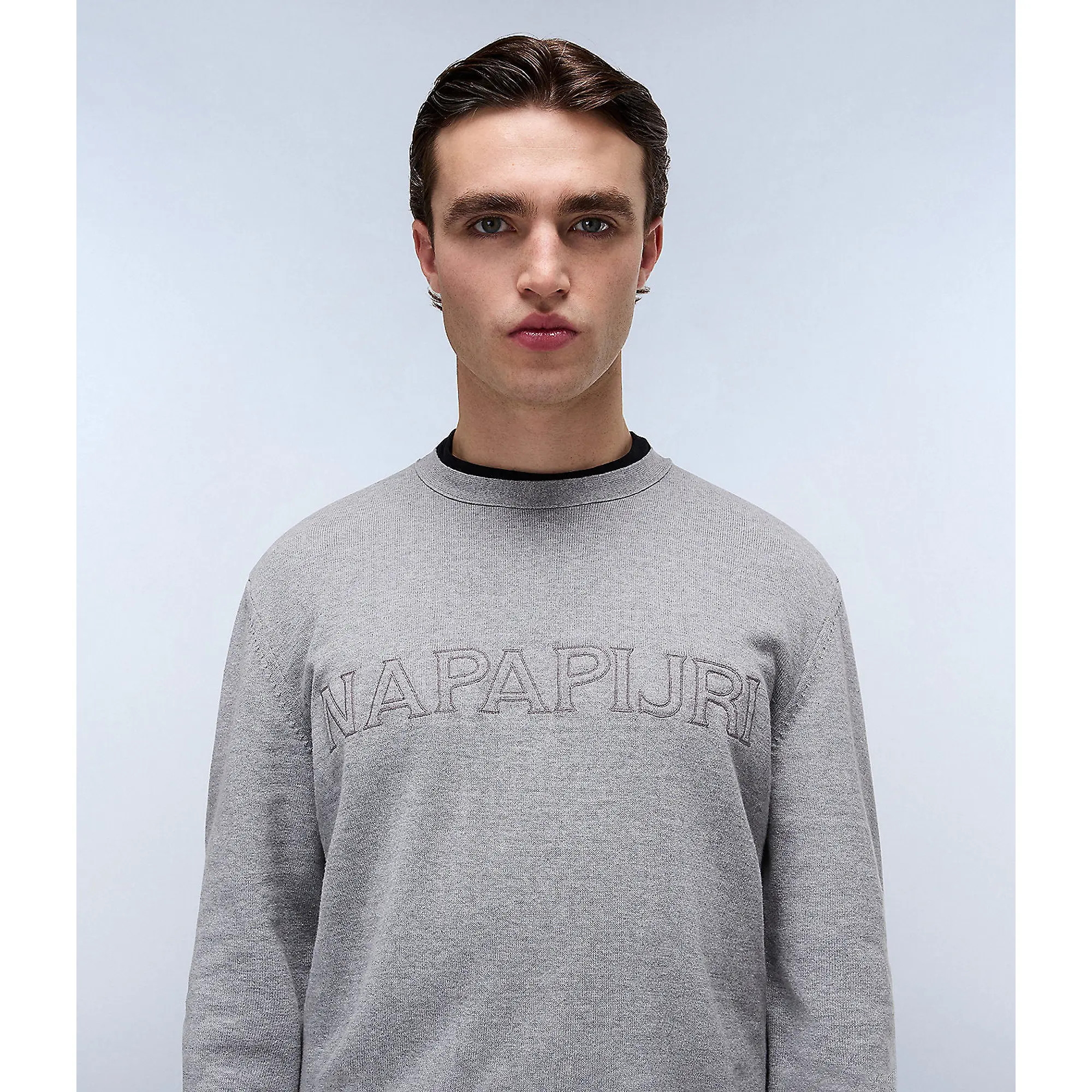 Product image 3 of 5 of Napapijri Men's Ambra Jumper - Ultimate Grey
