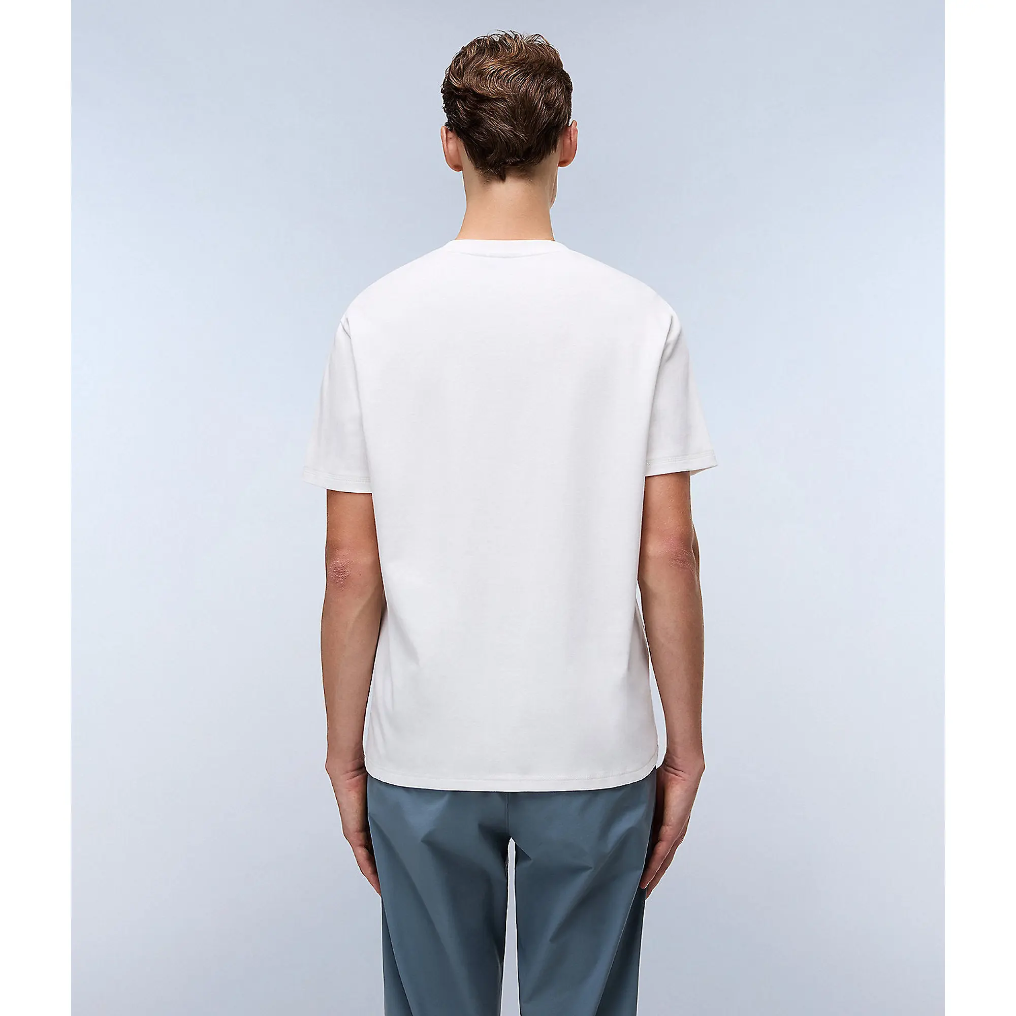 Product image 5 of 5 of Napapijri Men's Vanni Short Sleeve T-Shirt - White Heron