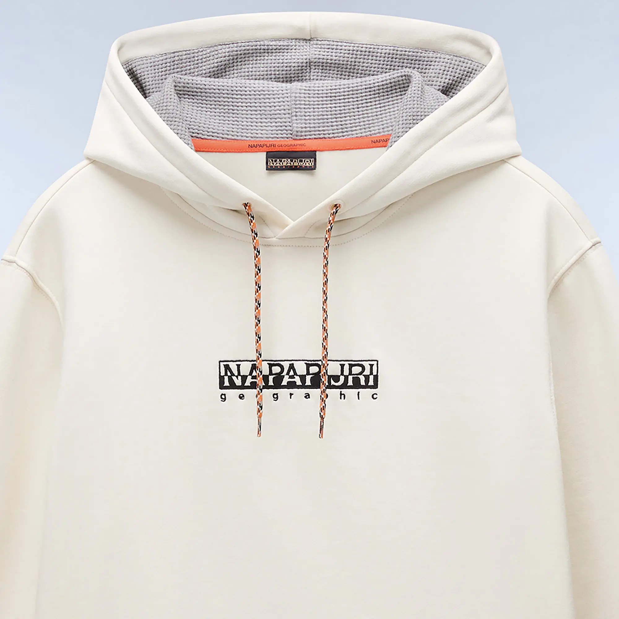 Product image 6 of 7 of Napapijri Men's Fiemme Printed Hoody - Beige Dimity