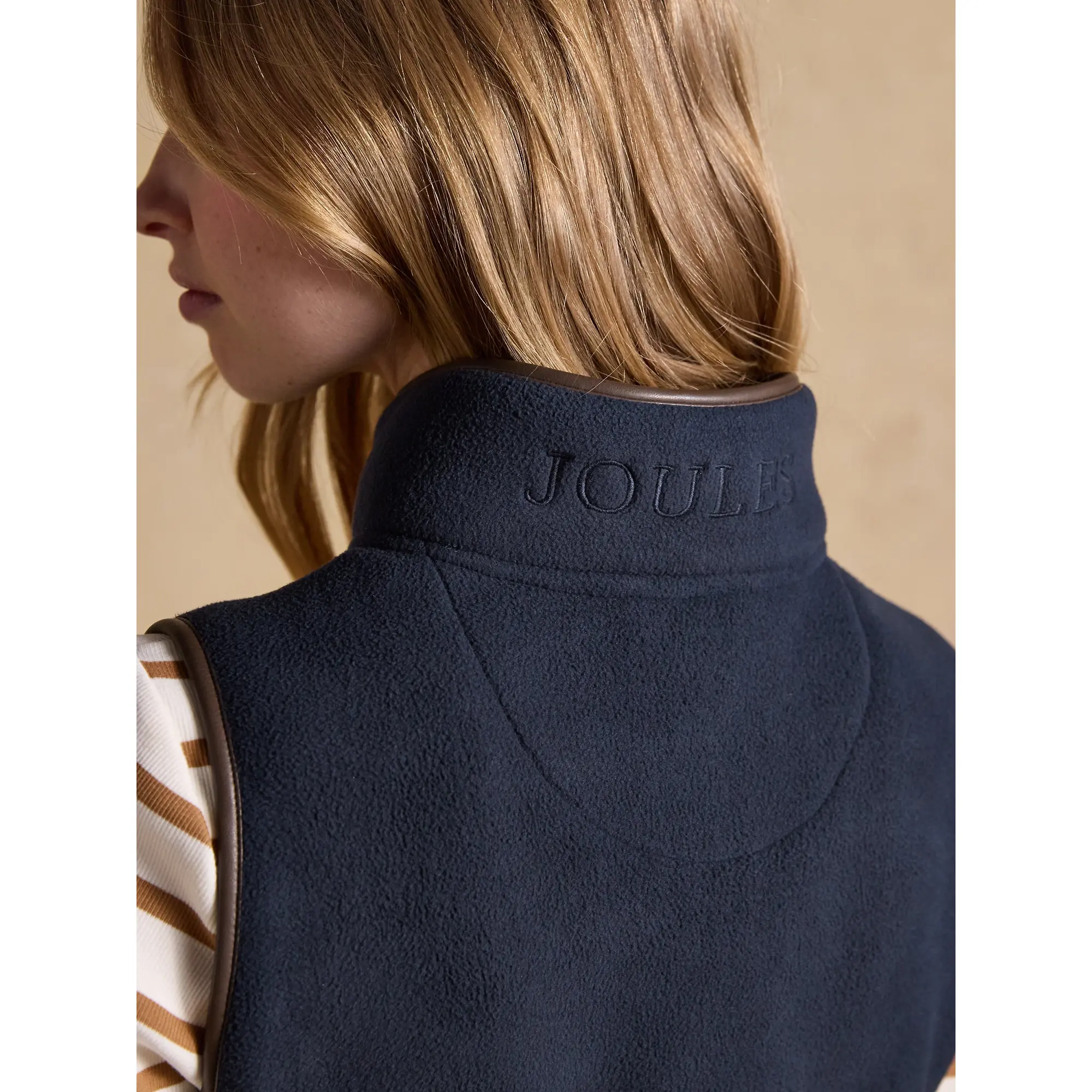 Product image 9 of 10 of Joules Women's Heritage Fleece Gilet - Navy