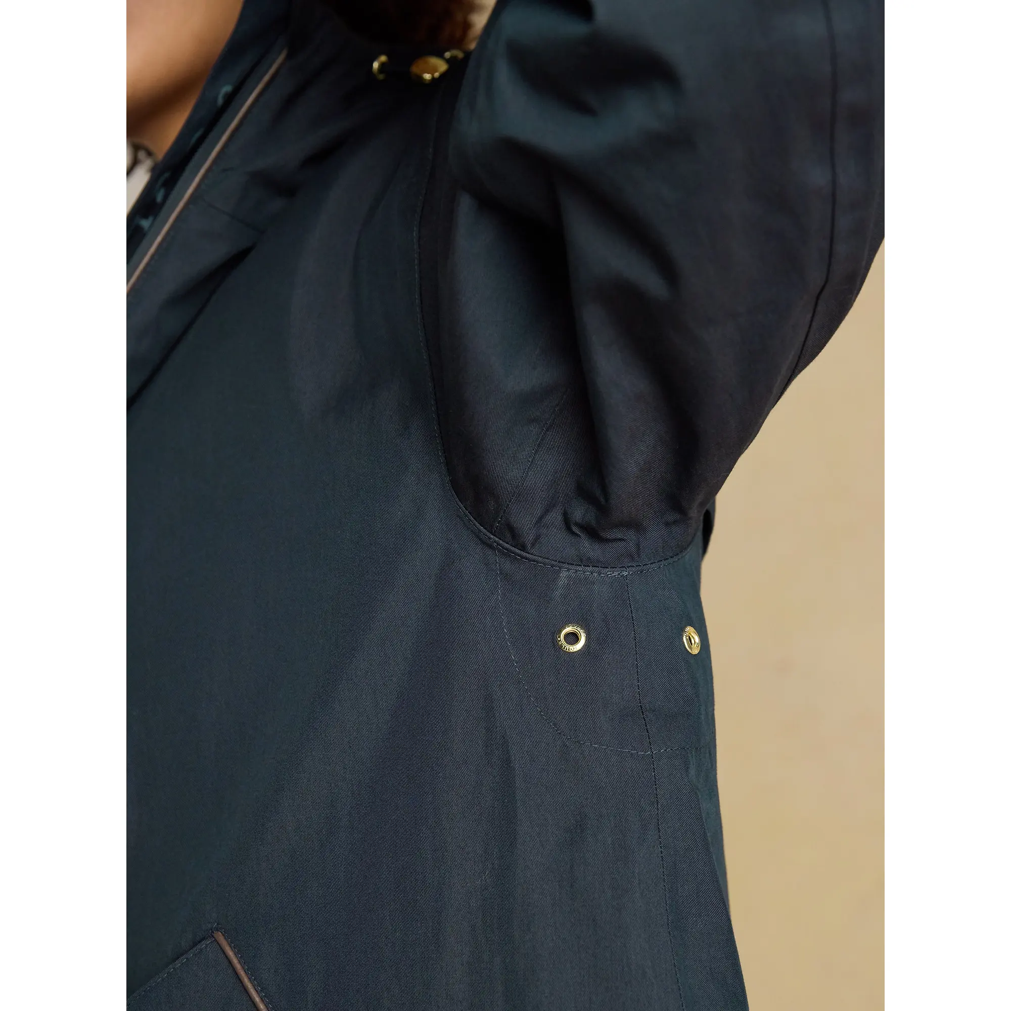 Product image 13 of 13 of Joules Women's Coverwell Waterproof Fleece Lined Coat - Navy