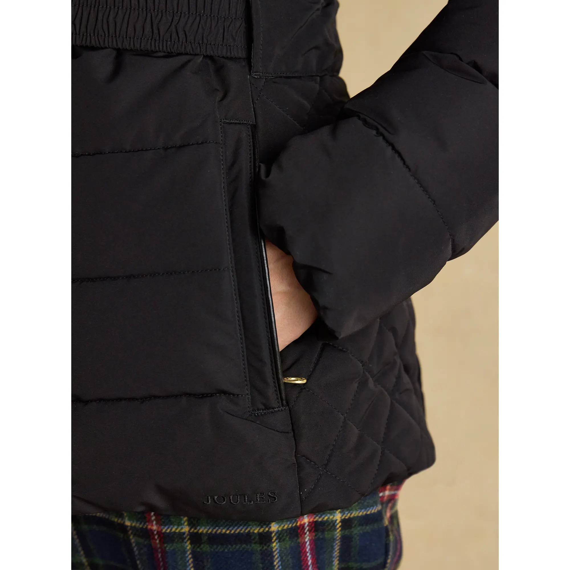 Product image 9 of 11 of Joules Women's Aspen Showerproof Padded Coat - Black