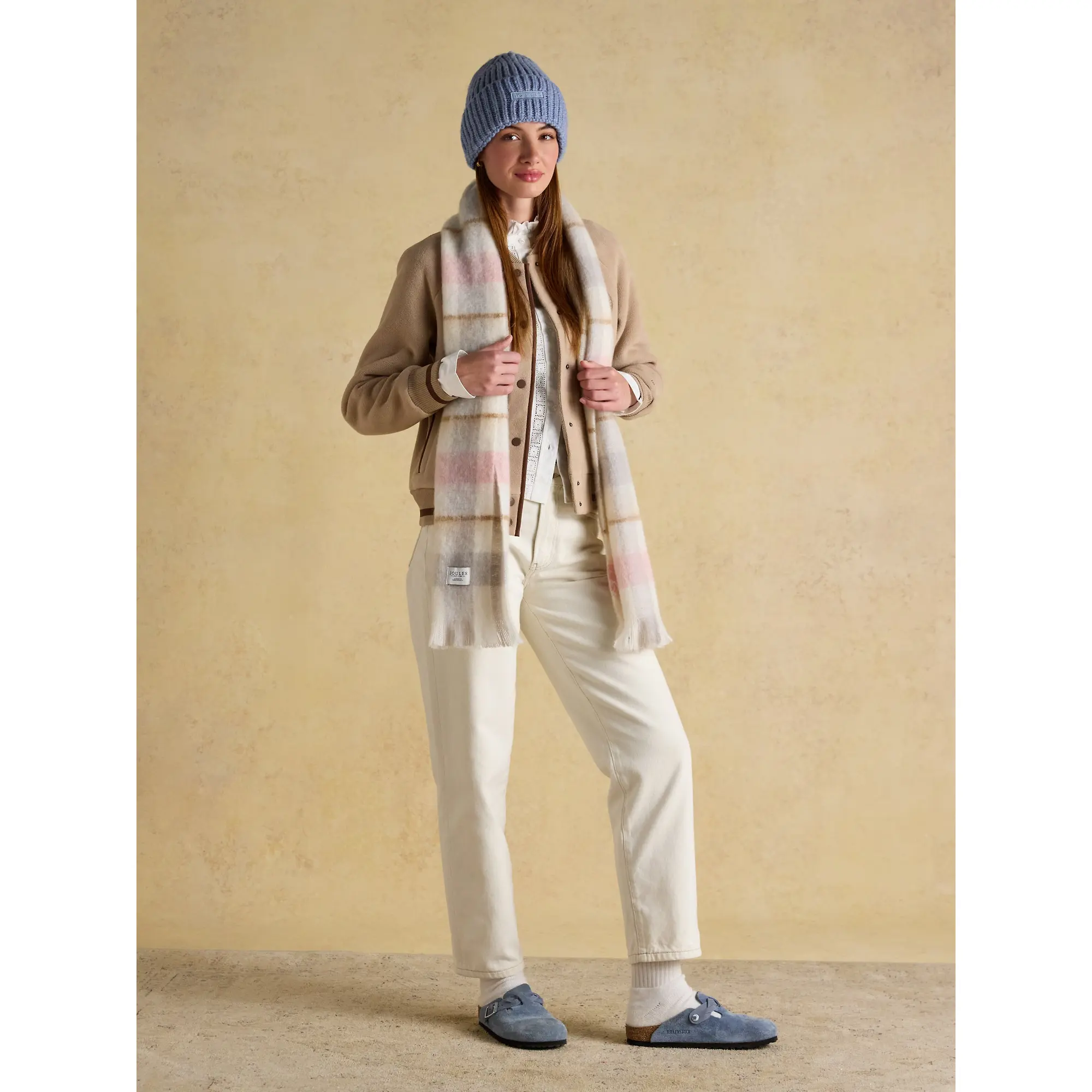 Product image 3 of 7 of Joules Women's Rosa Beanie Hat - Blue