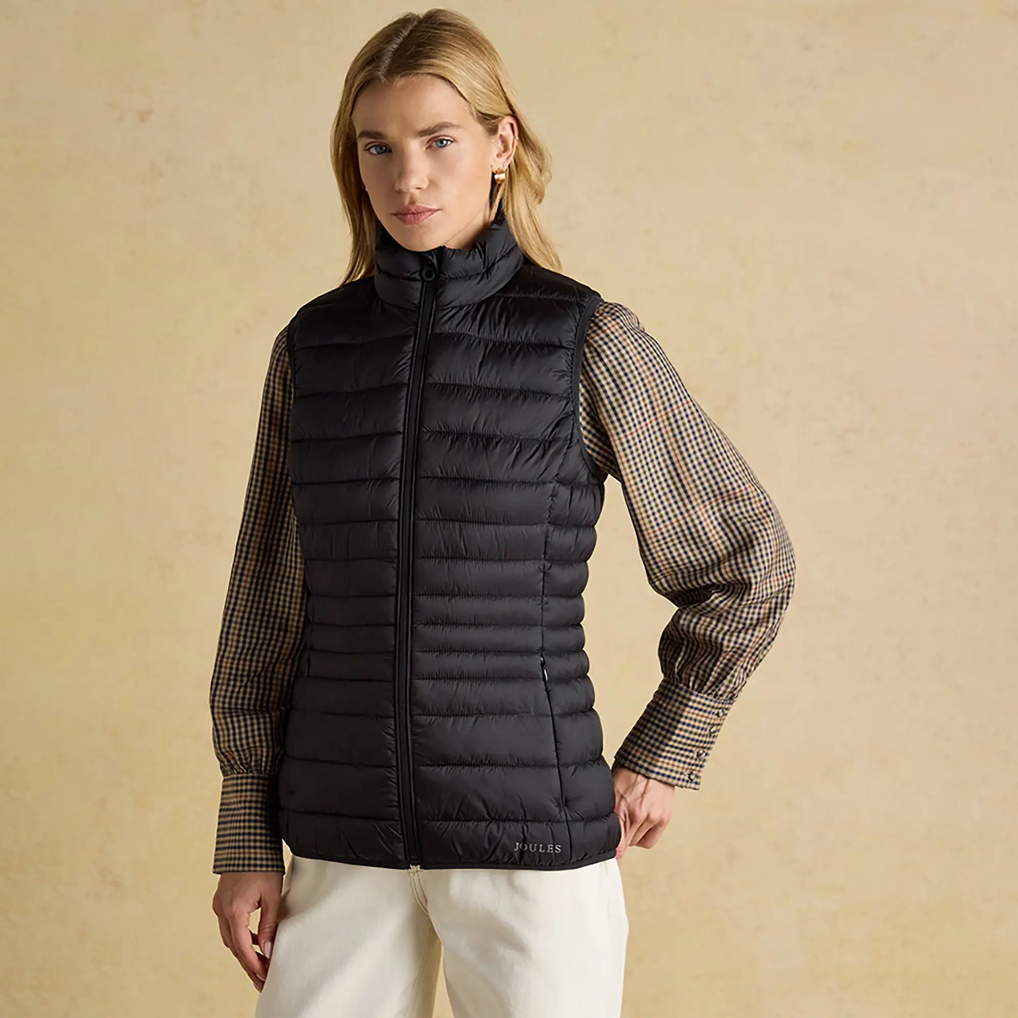 Product image 2 of 8 of Joules Women's Kenley Showerproof Padded Gilet - Black