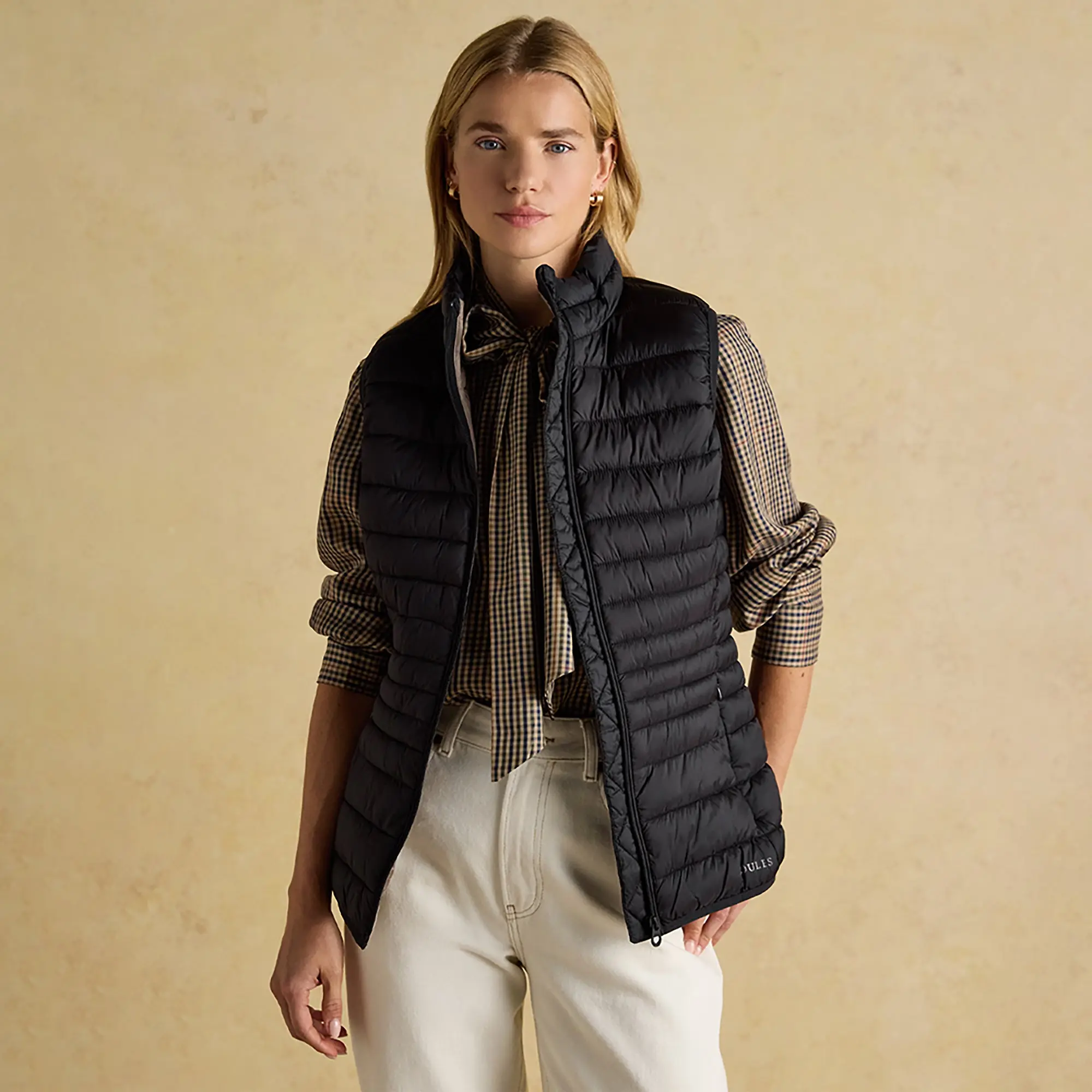 Product image 6 of 8 of Joules Women's Kenley Showerproof Padded Gilet - Black