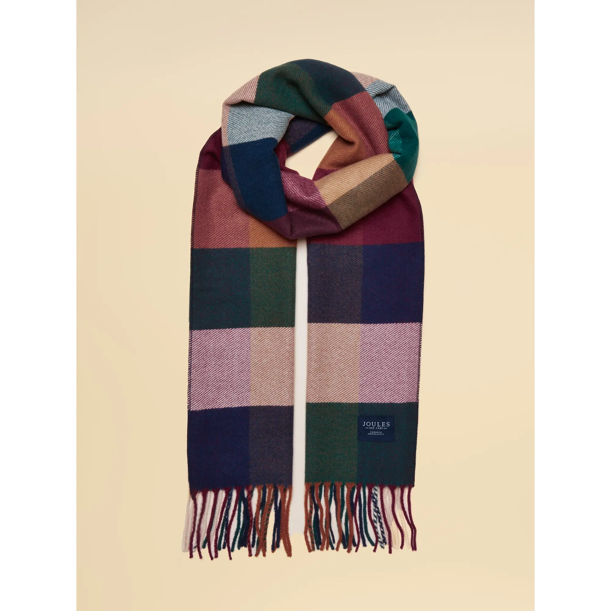 Product image 4 of 6 of Joules Men's Langtree Scarf - Teal Blue