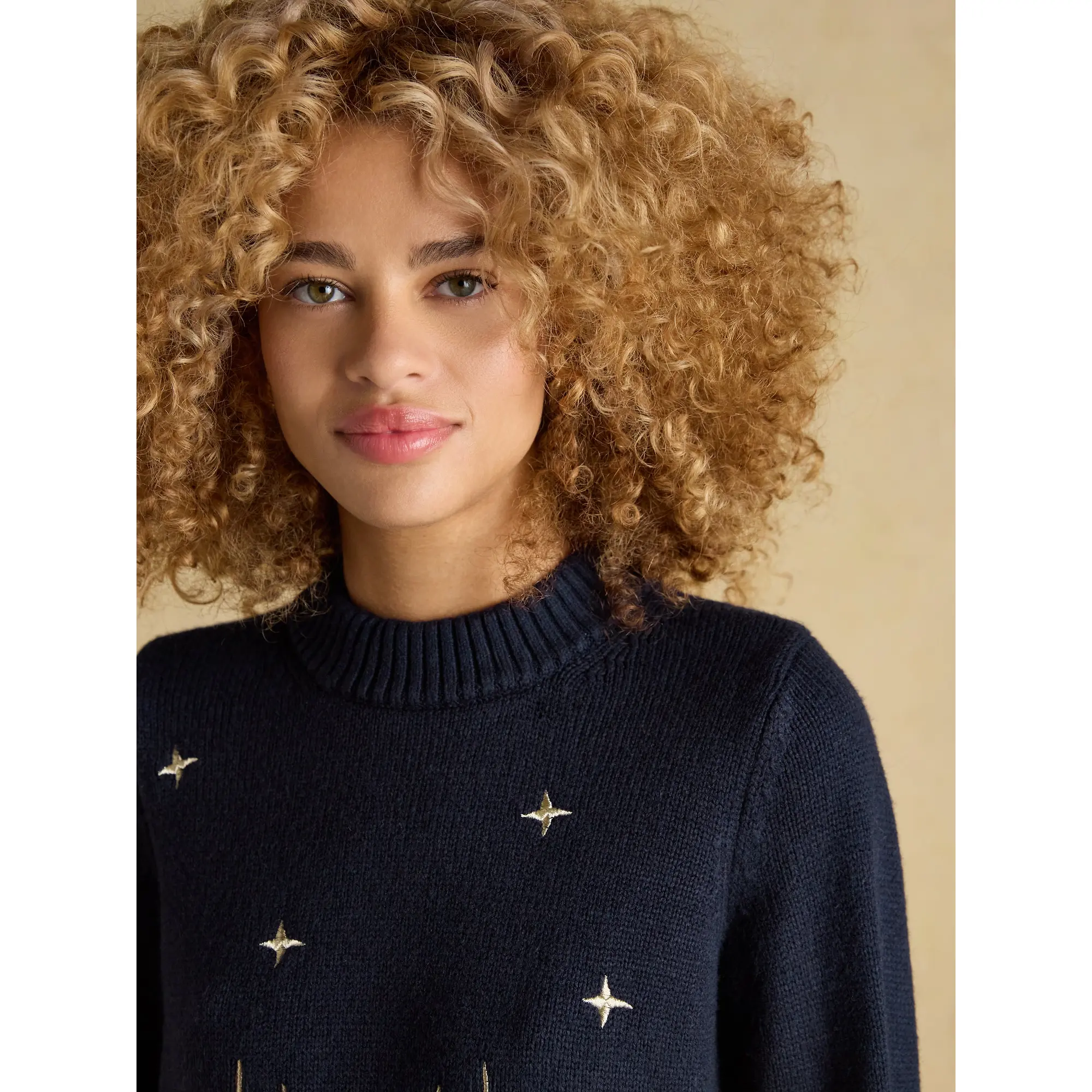 Product image 6 of 8 of Joules Women's Noelle Reindeer Intarsia Knit Christmas Jumper - Navy