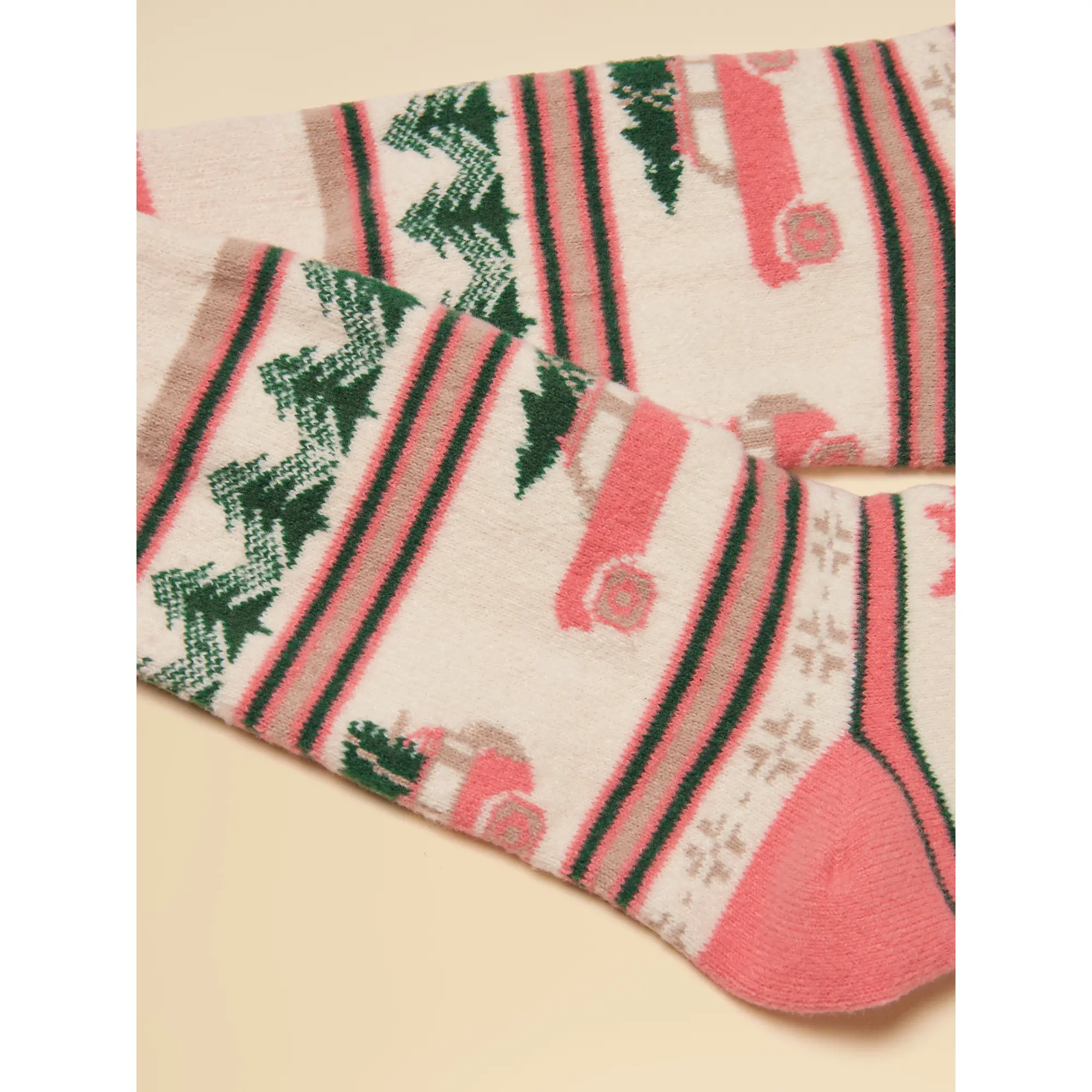 Product image 2 of 3 of Joules Women's Willow Cosy Fair Isle Socks UK 4-8 - Multi