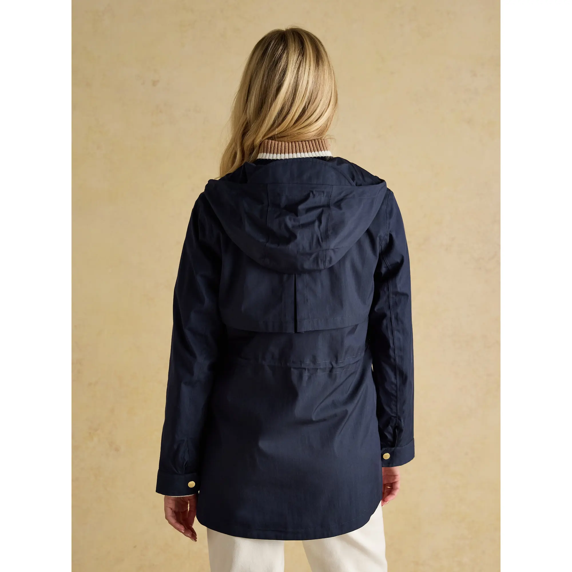 Product image 3 of 10 of Joules Women's Portwell Waterproof Raincoat - Navy Blue