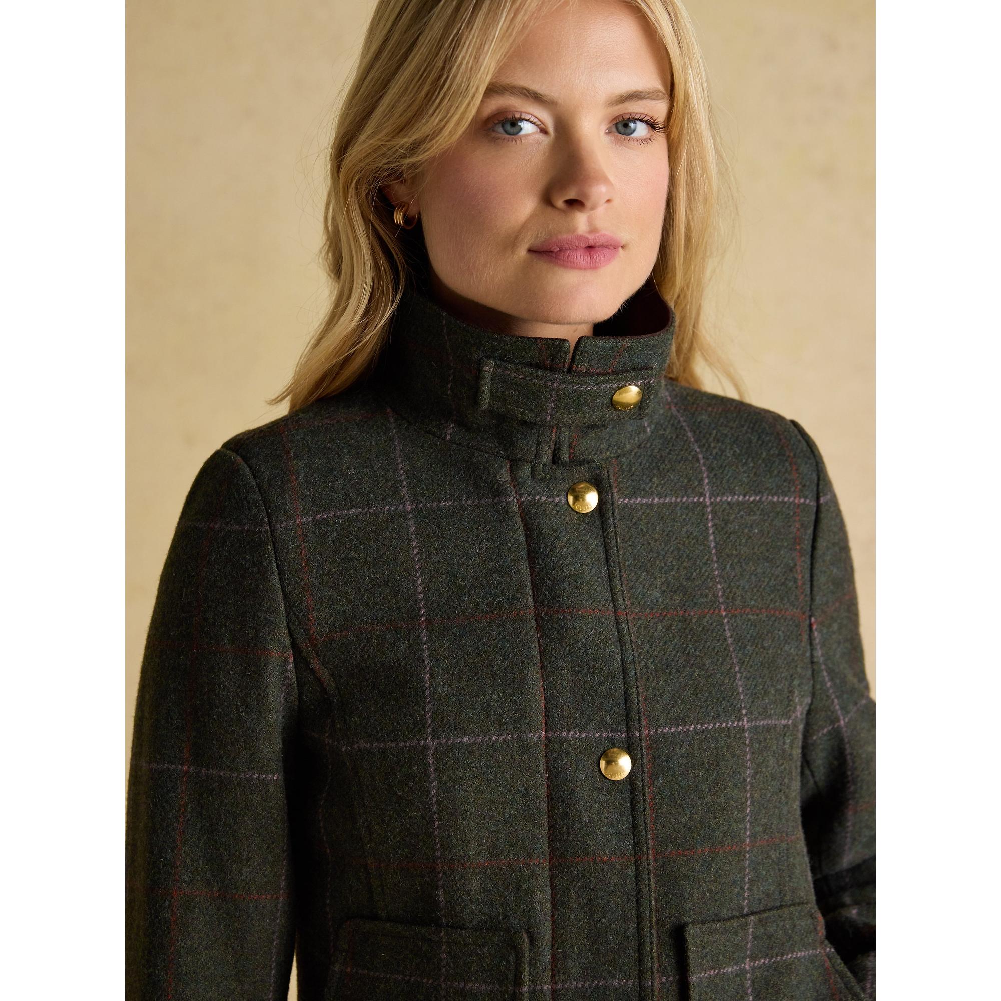Joules Women's Fieldcoat Tweed Jacket - Grasmoor Tweed | British