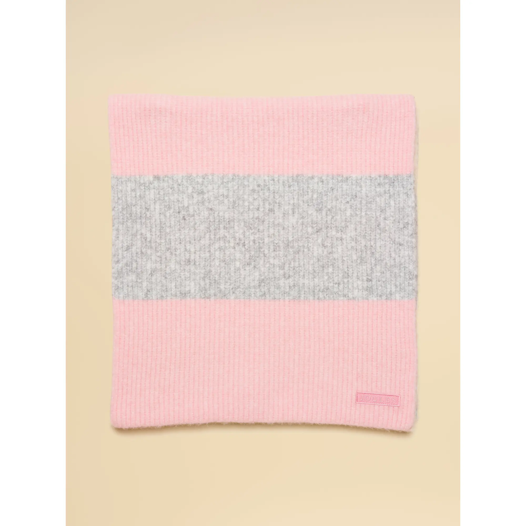Product image 6 of 7 of Joules Women's Popley Stripe Scarf - Pink/Grey