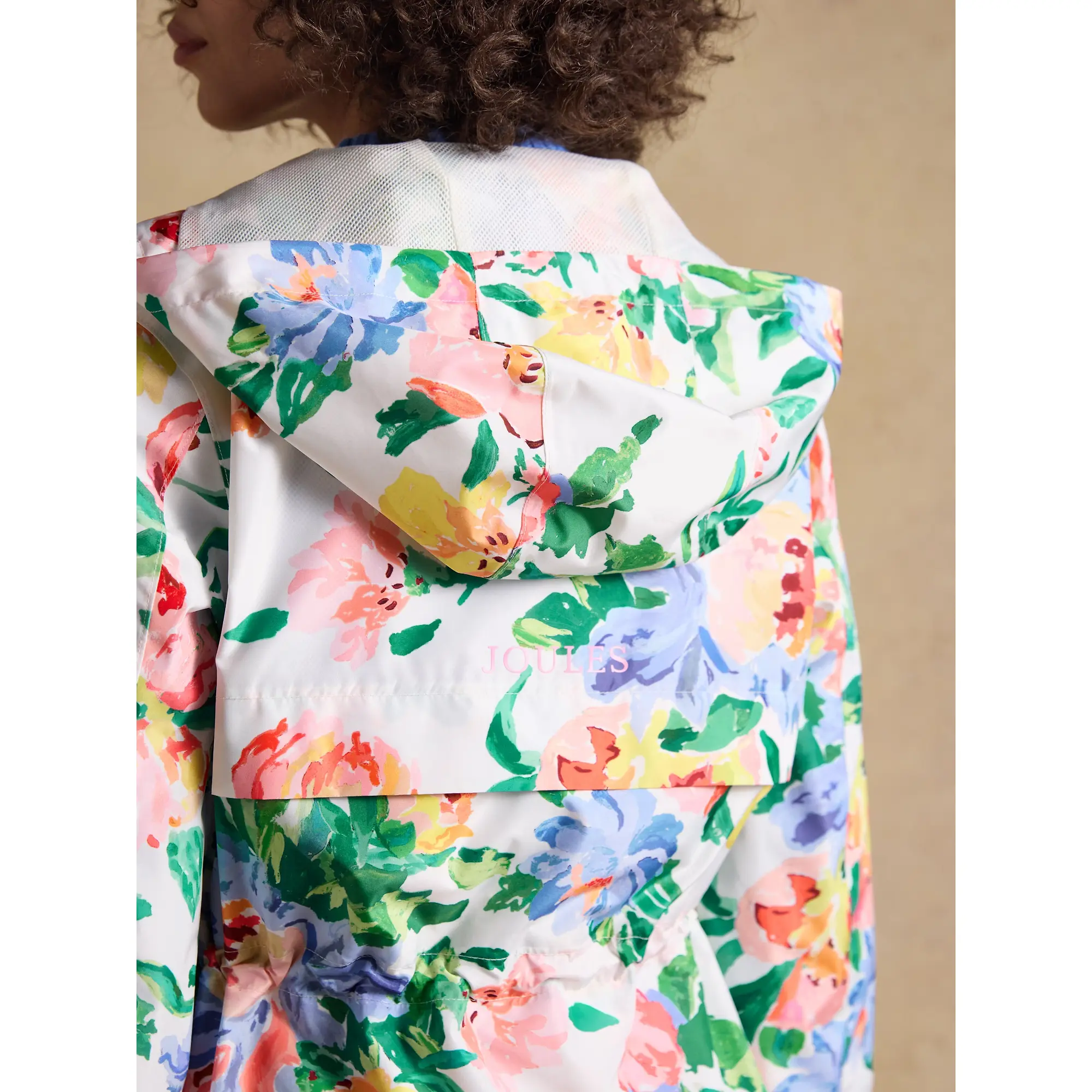 Product image 10 of 11 of Joules Women's Holkham Waterproof Packable Hooded Raincoat - Floral