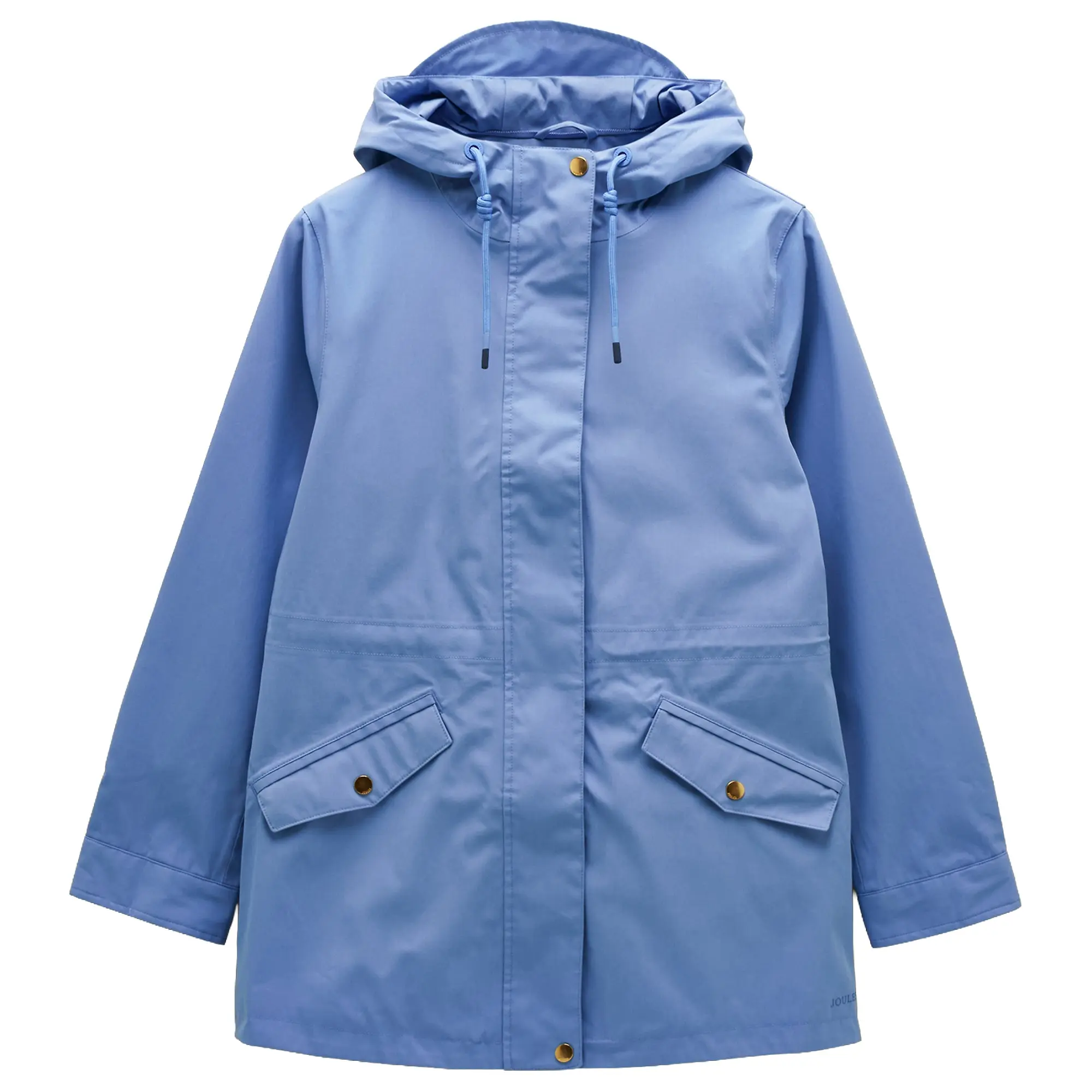 Product image 1 of 10 of Joules Women's Portwell Hooded Waterproof Raincoat - Blue