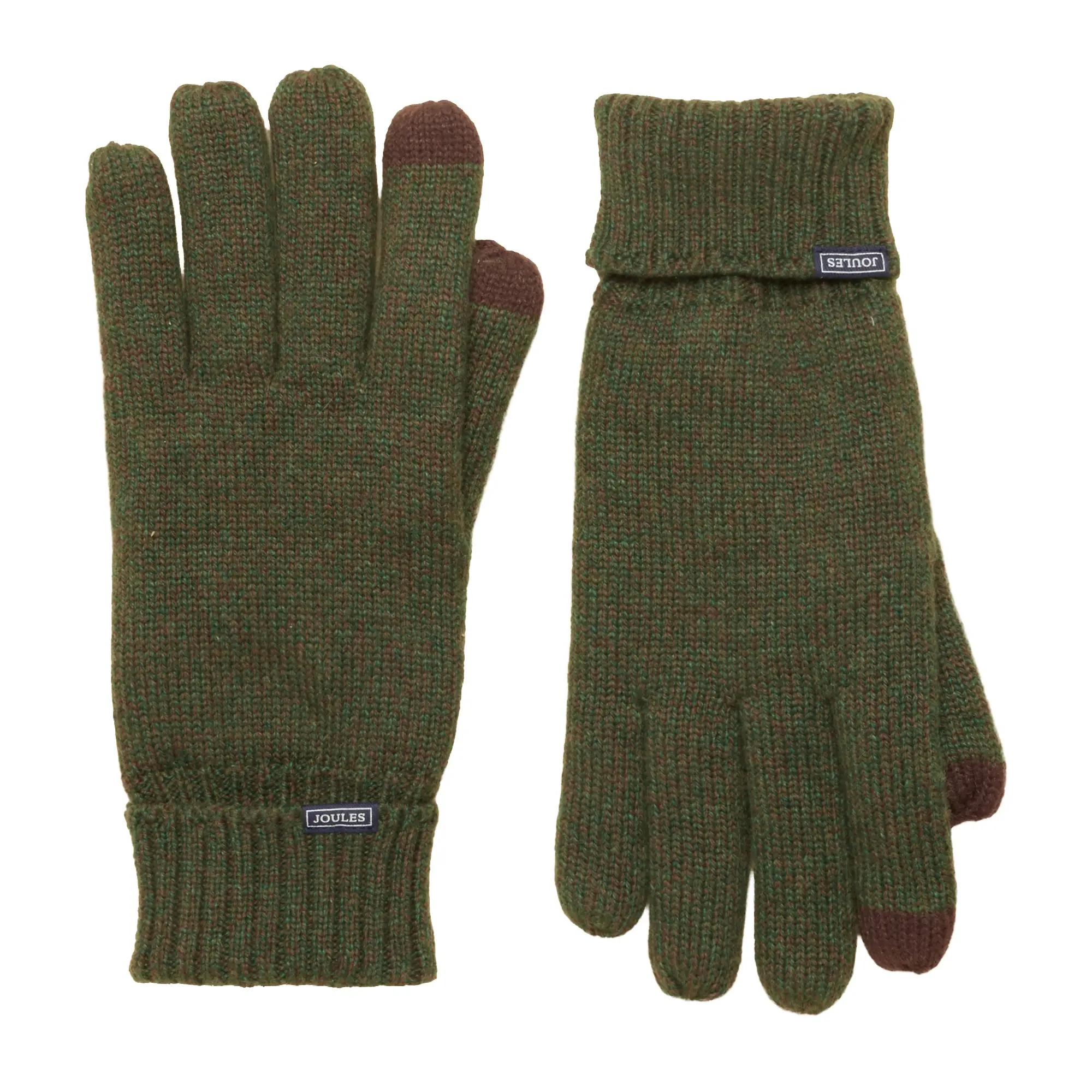 Product image 1 of 3 of Joules Men's Hammond Fleece Lined Touchscreen Gloves - Green