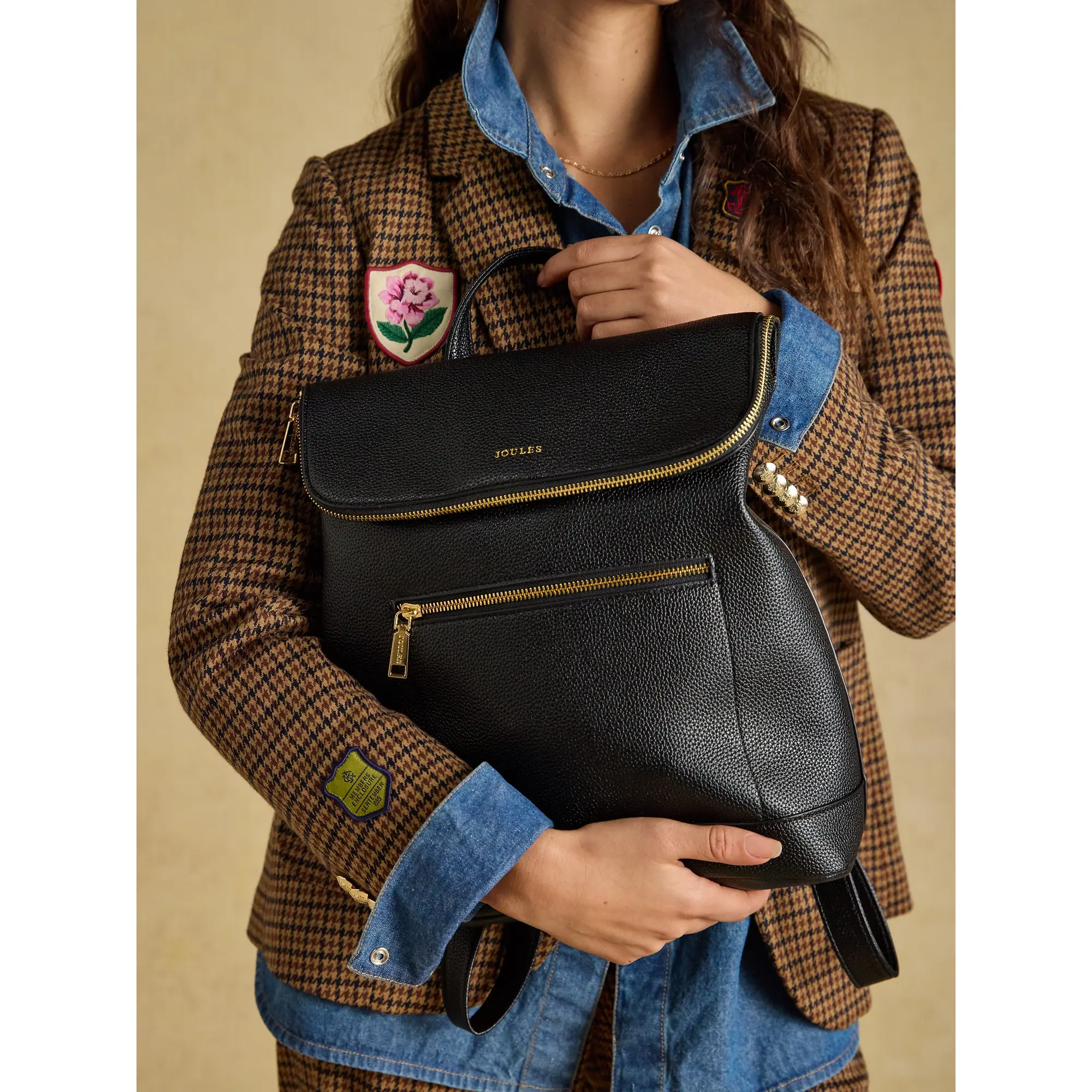 Product image 2 of 9 of Joules Women's Pu Rucksack - Black