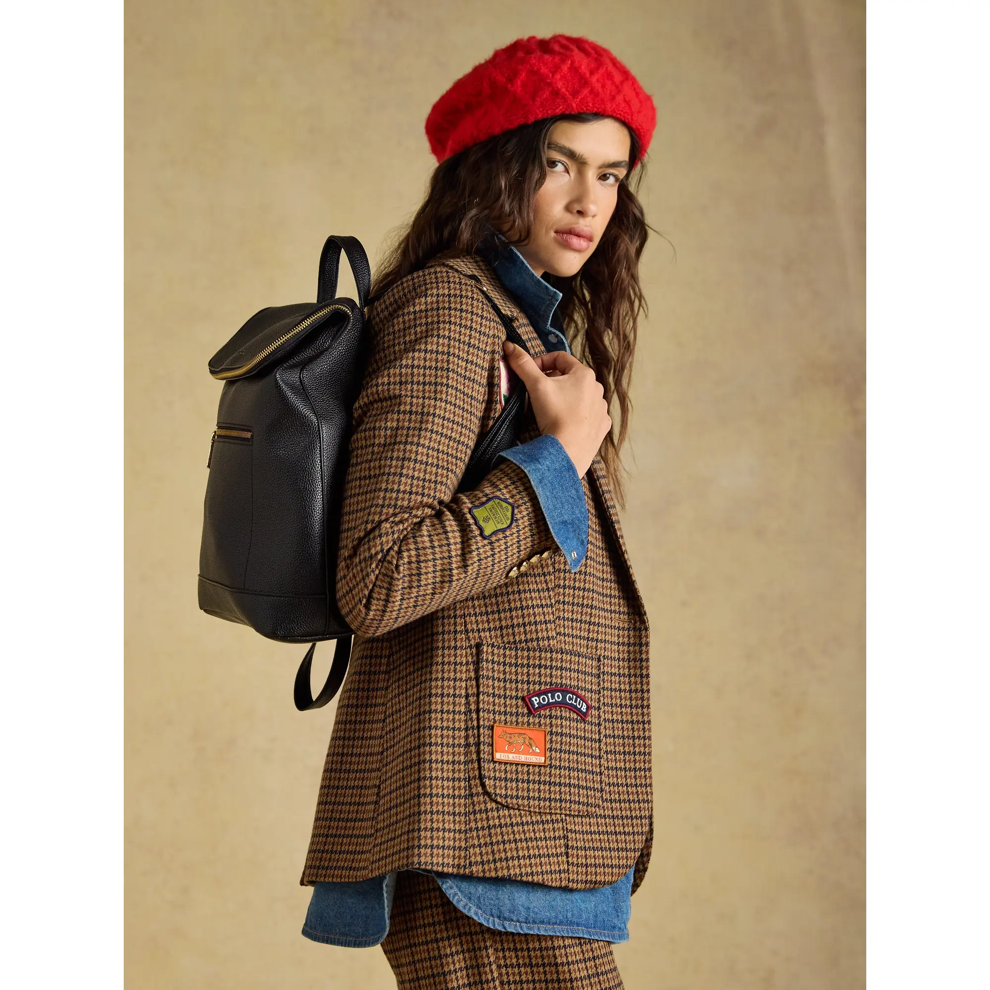 Product image 4 of 9 of Joules Women's Pu Rucksack - Black