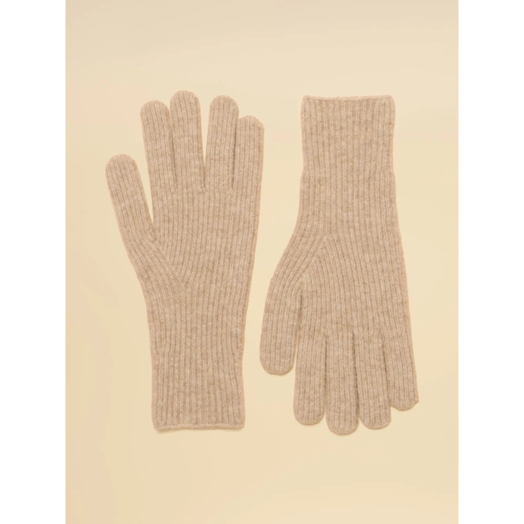 Product image 2 of 3 of Joules Women's Fine Knit Gloves - Oatmeal