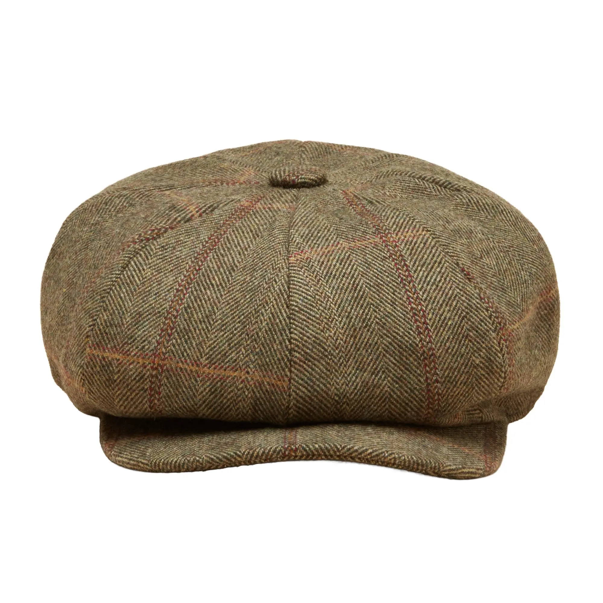 Product image 1 of 8 of Joules Women's Harrogate Baker Boy Cap - Khaki Tweed