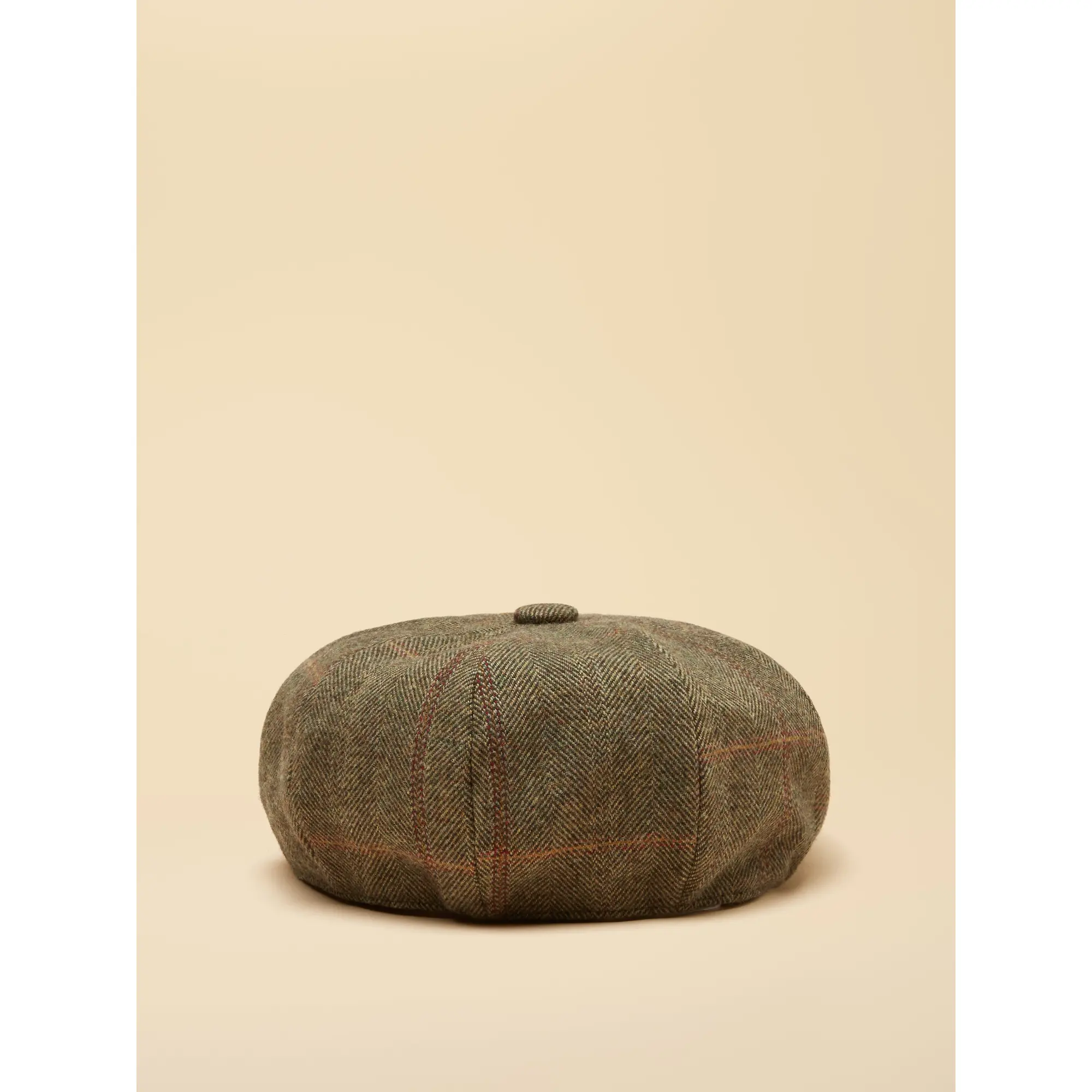 Product image 5 of 8 of Joules Women's Harrogate Baker Boy Cap - Khaki Tweed