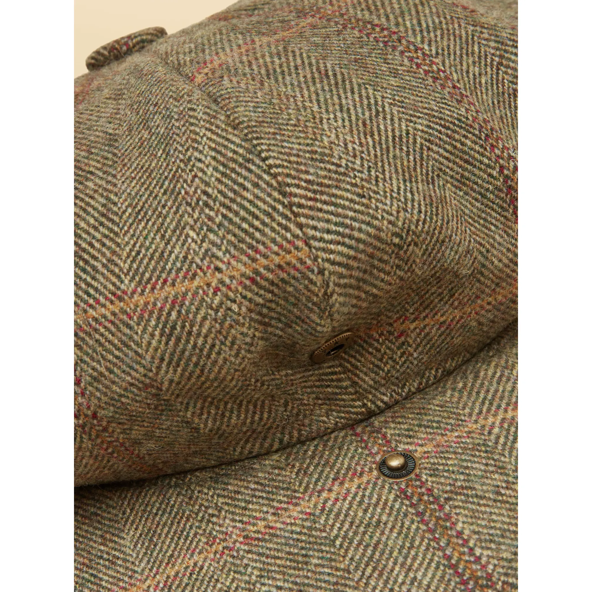 Product image 7 of 8 of Joules Women's Harrogate Baker Boy Cap - Khaki Tweed