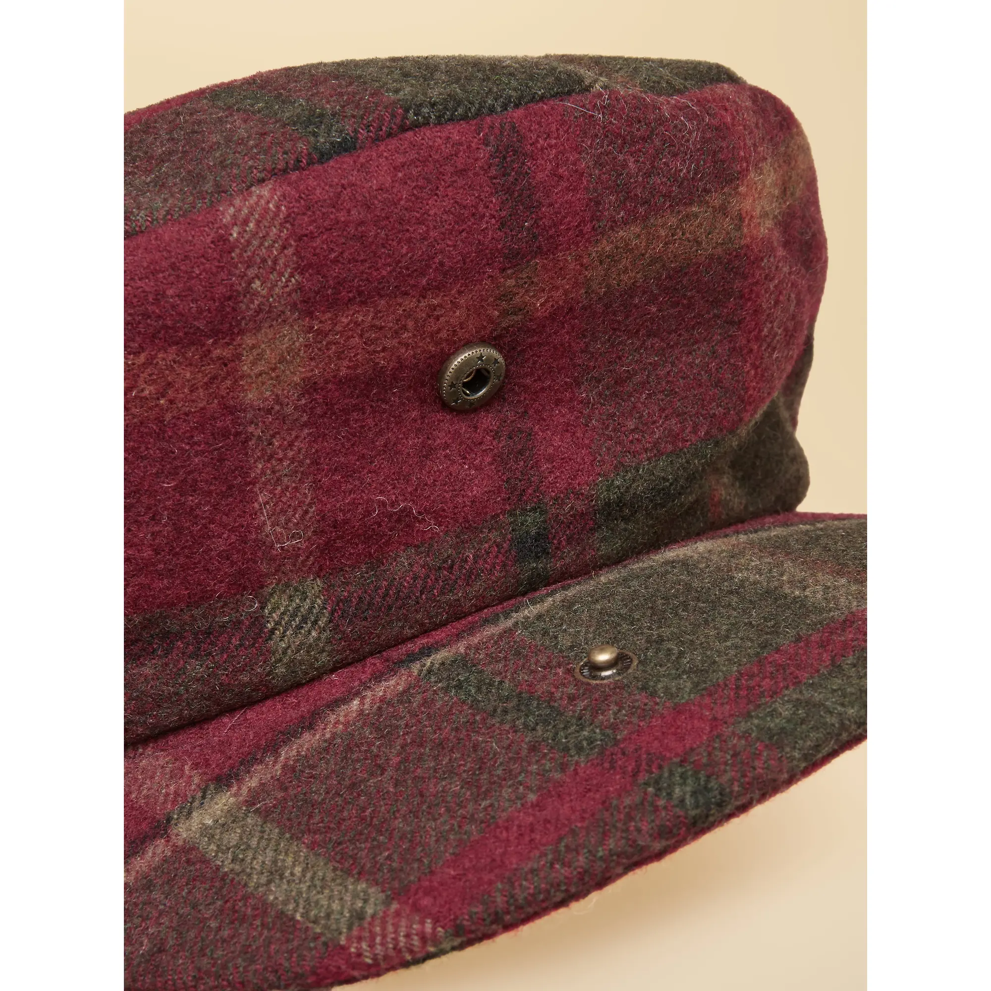 Product image 6 of 7 of Joules Women's Ashby Flat Cap - Berry Tweed