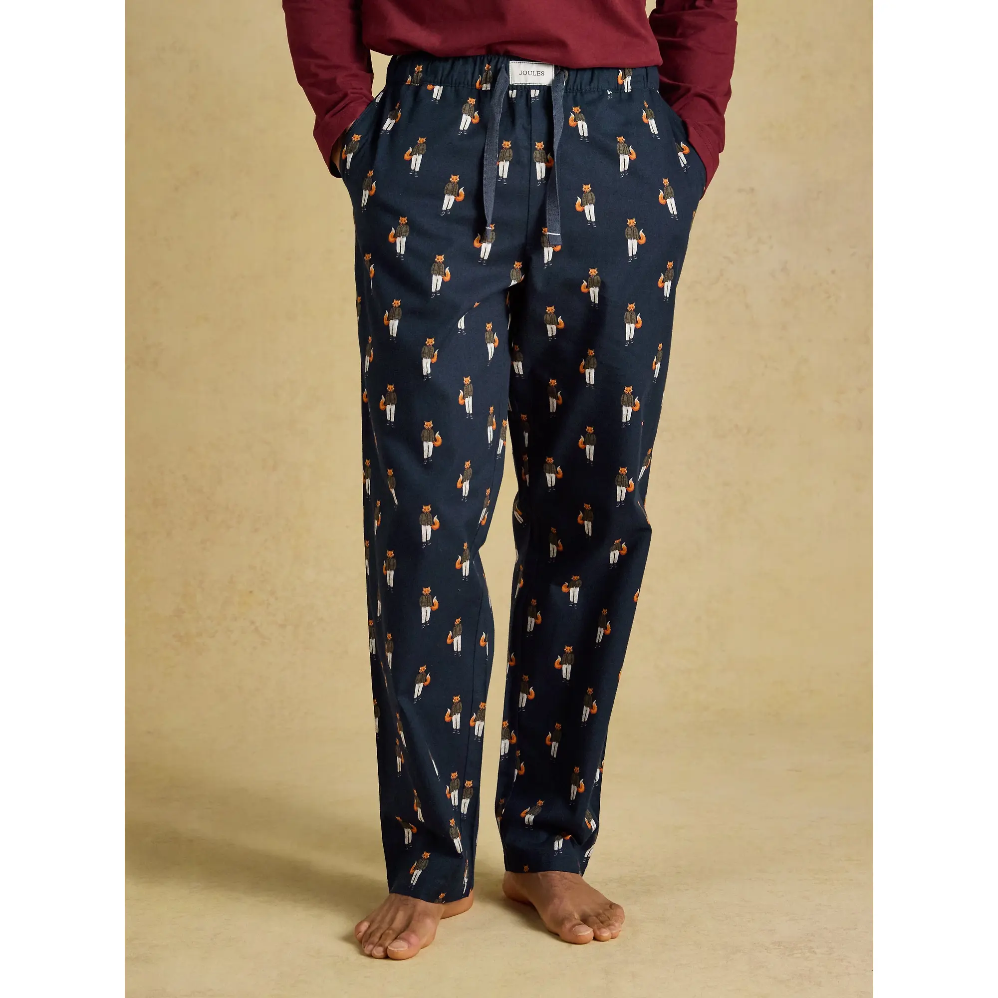 Product image 2 of 7 of Joules Men's Dozer Relaxed Fit Pyjama Bottoms - Navy