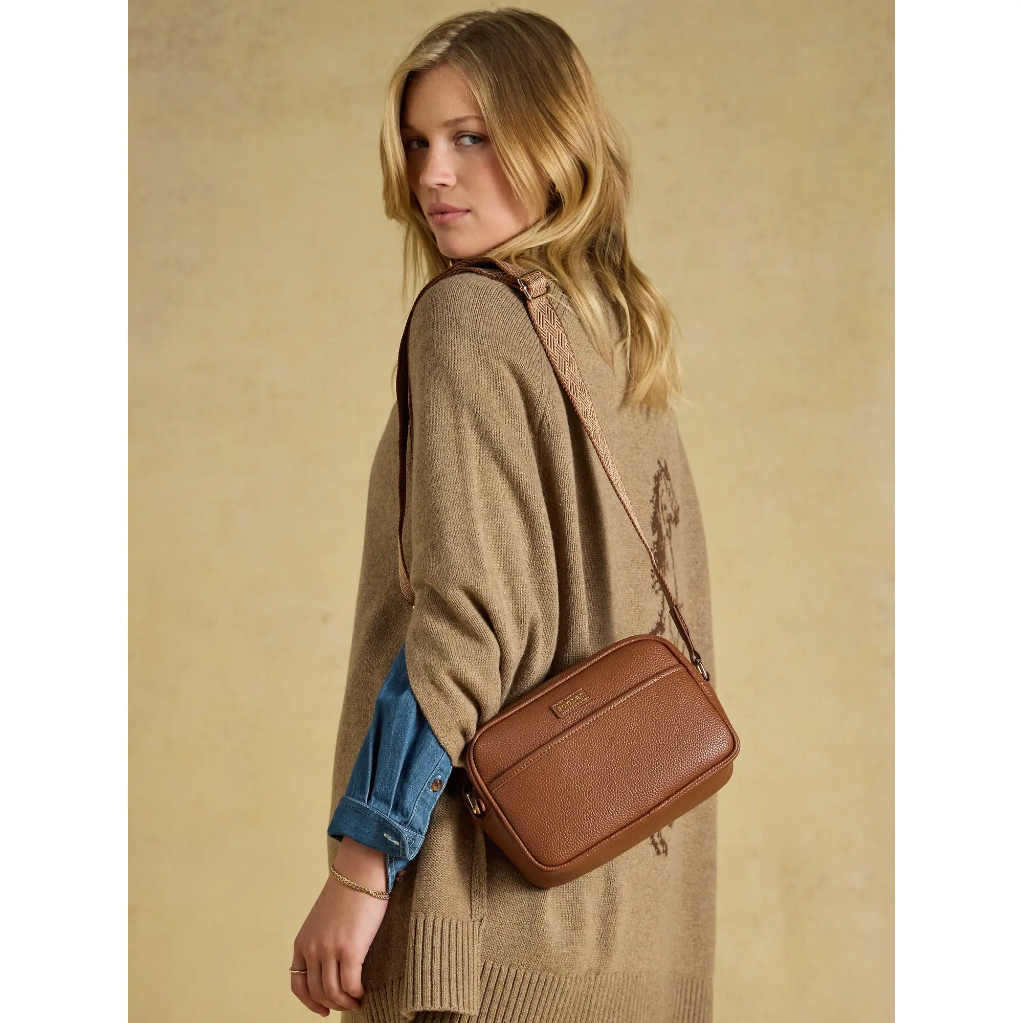 Product image 5 of 7 of Joules Women's Trent Crossbody Bag - Tan Brown