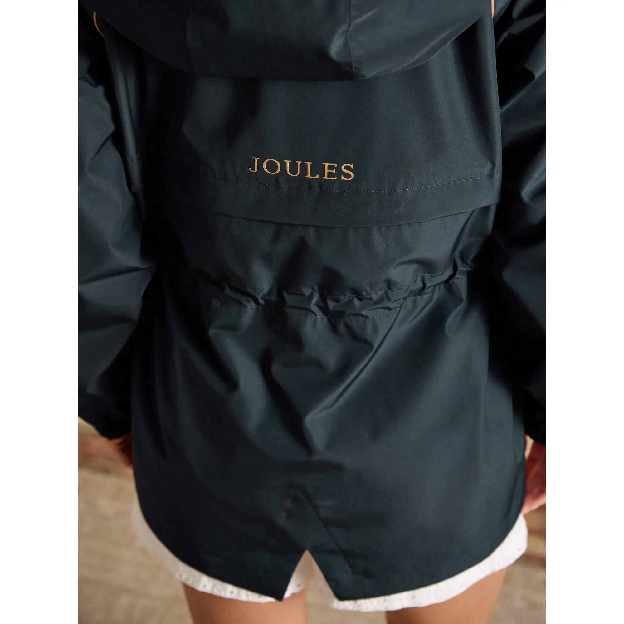 Product image 10 of 12 of Joules Women's Everdry Waterproof Packable Raincoat With Hood - Navy