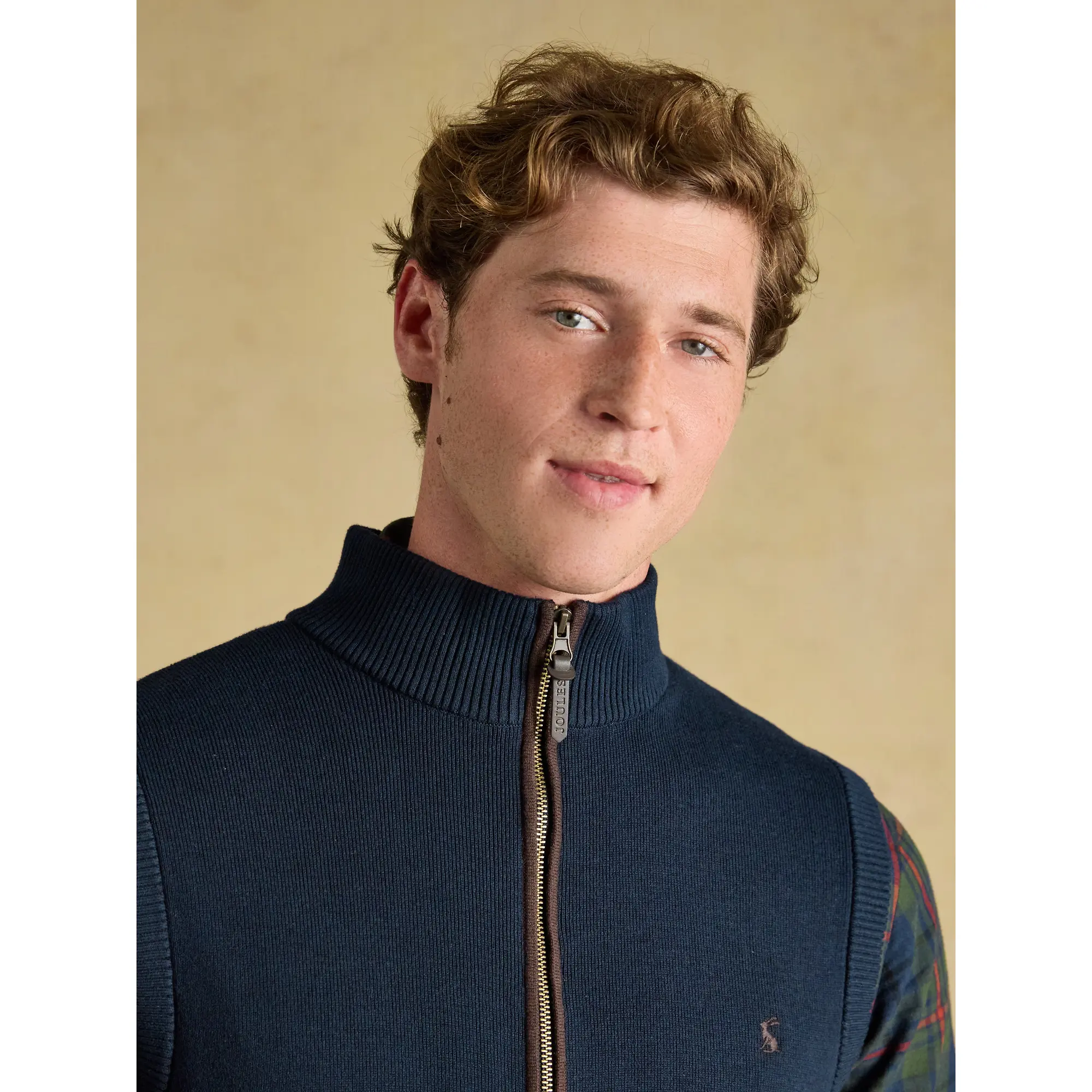 Product image 4 of 10 of Joules Men's Hillside Zip Up Gilet - Navy