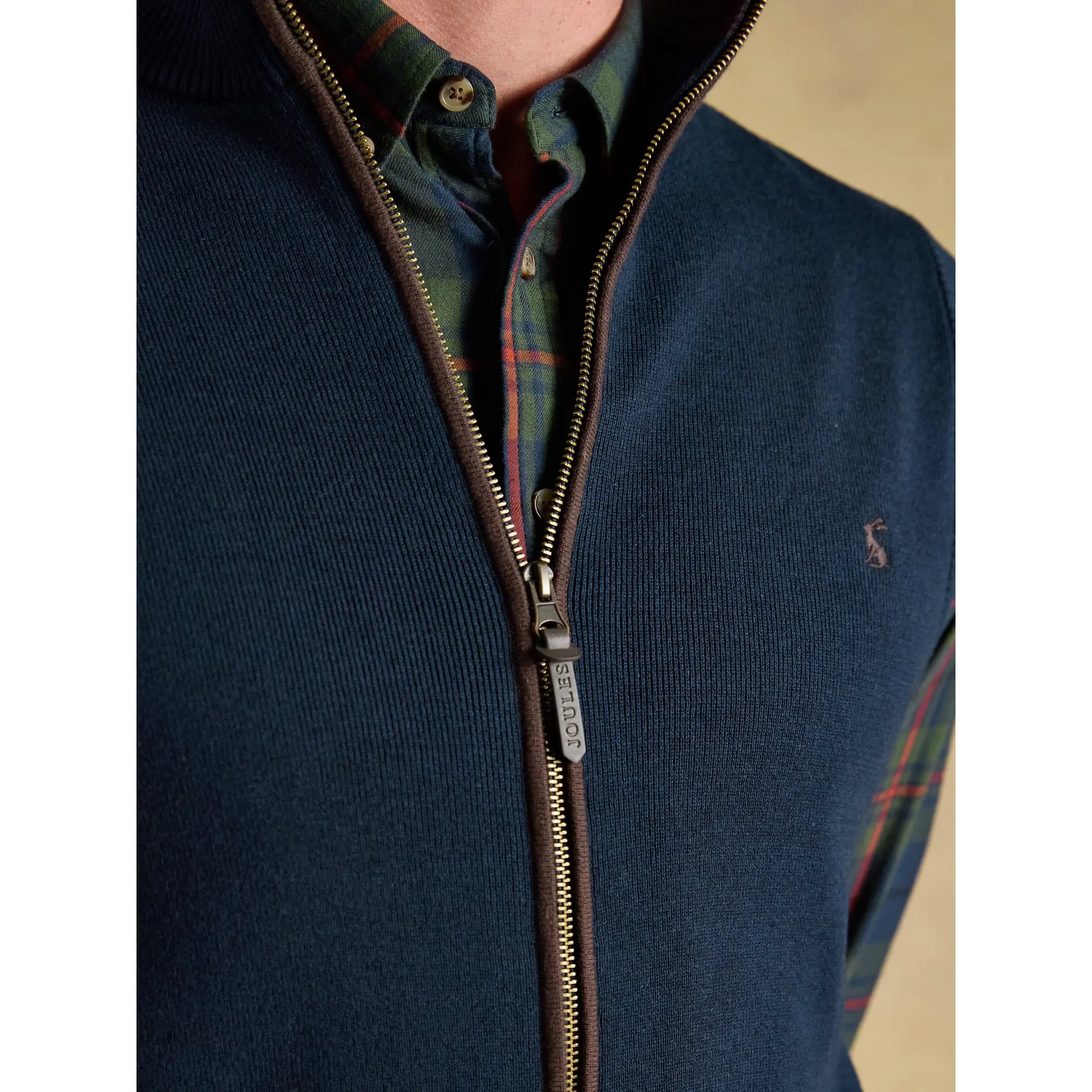 Product image 6 of 10 of Joules Men's Hillside Zip Up Gilet - Navy