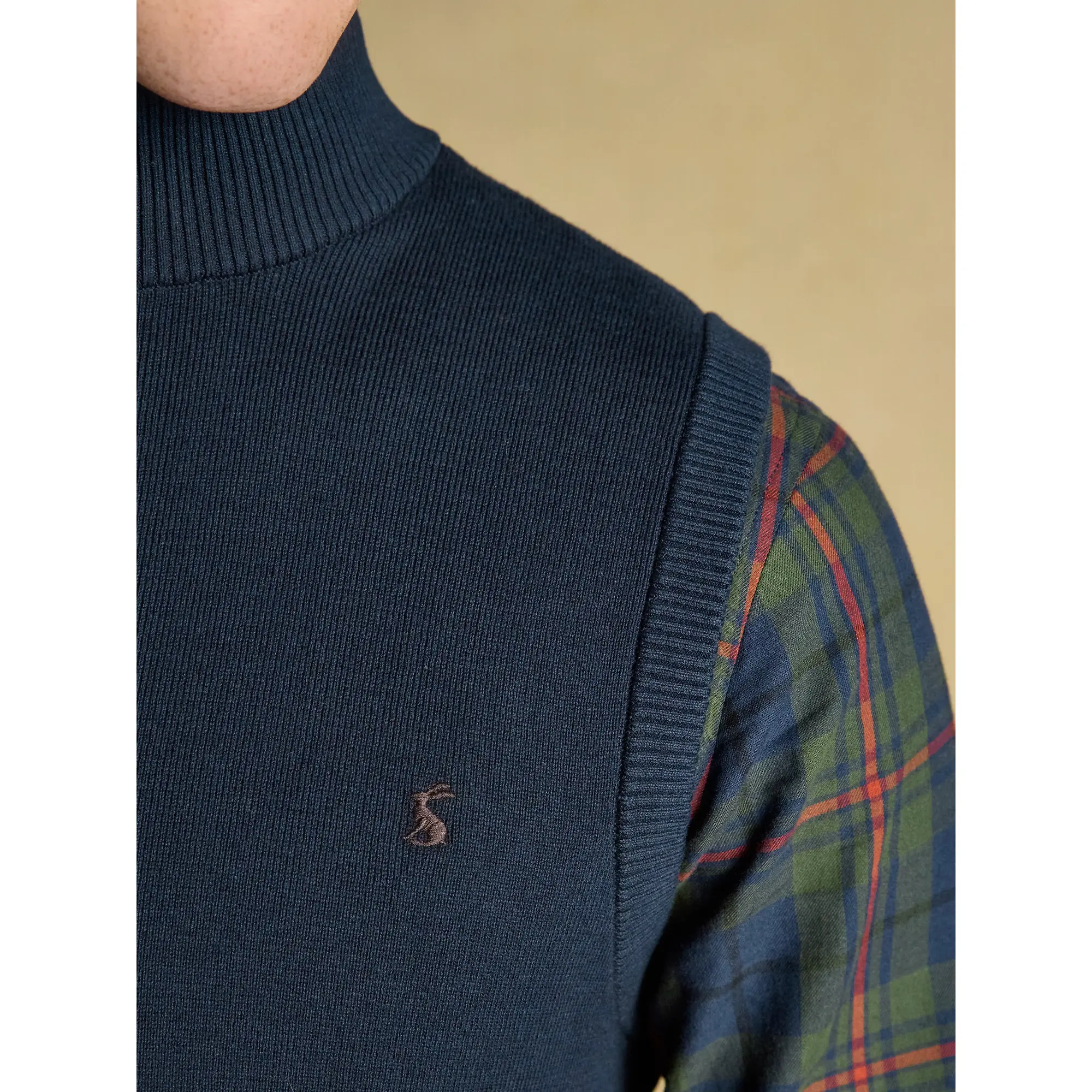 Product image 9 of 10 of Joules Men's Hillside Zip Up Gilet - Navy