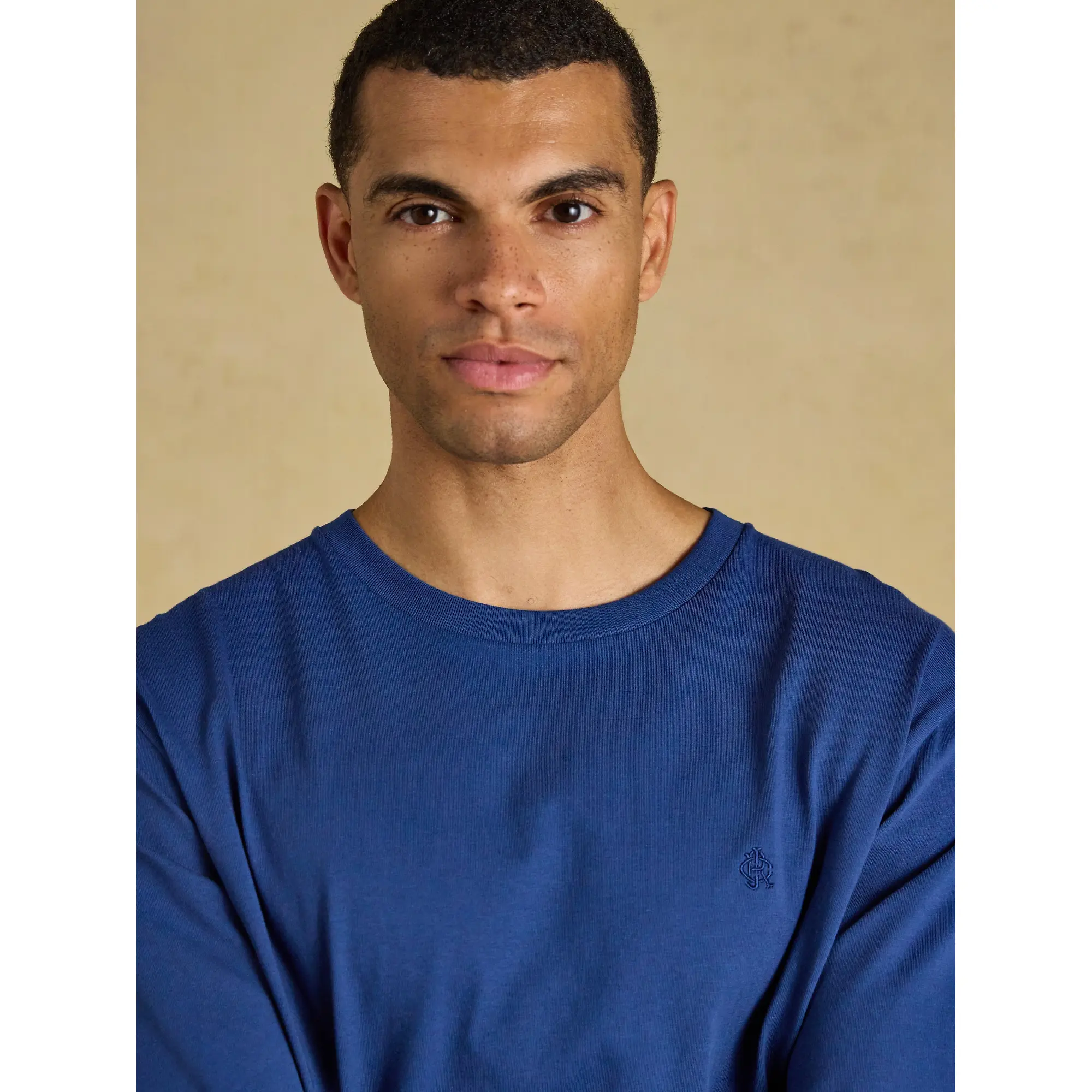 Product image 3 of 6 of Joules Men's Dozer Long Pyjama Set - Navy / Burgundy