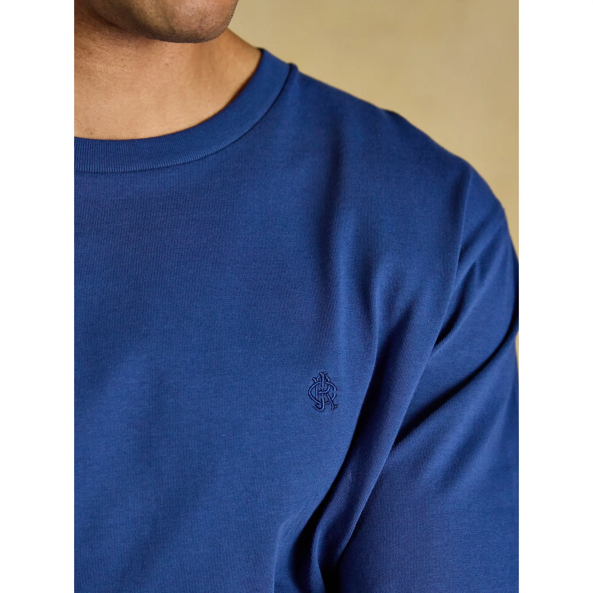 Product image 5 of 6 of Joules Men's Dozer Long Pyjama Set - Navy / Burgundy