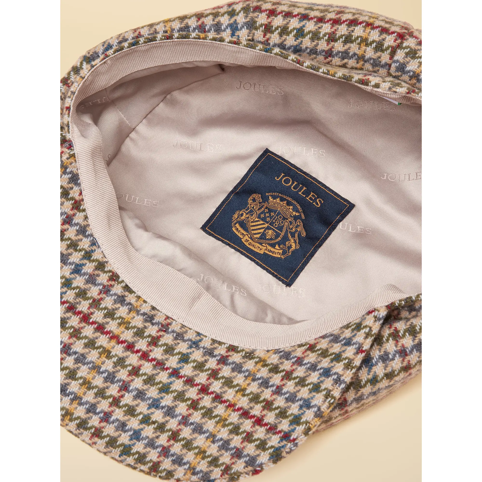 Product image 7 of 7 of Joules Women's Elvaston Tweed Baker Boy Hat - Multi Tweed